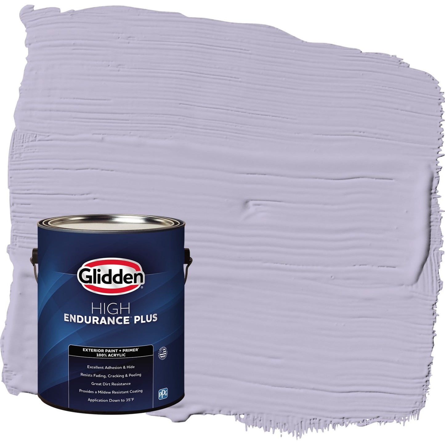 Glidden HEP Wild Lilac / Purple Semi-Gloss Exterior Paint with Primer, 1 Gallon