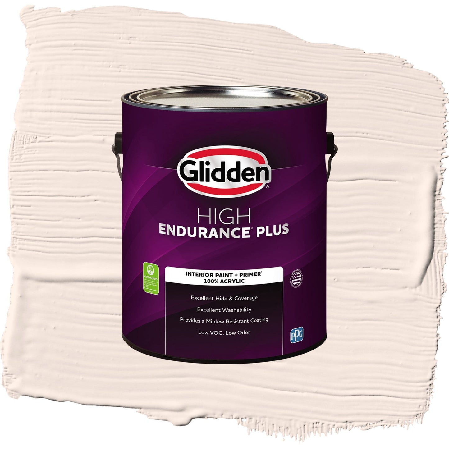 Glidden HEP Champagne Ice Interior Paint + Primer Flat , 1 Gallon
