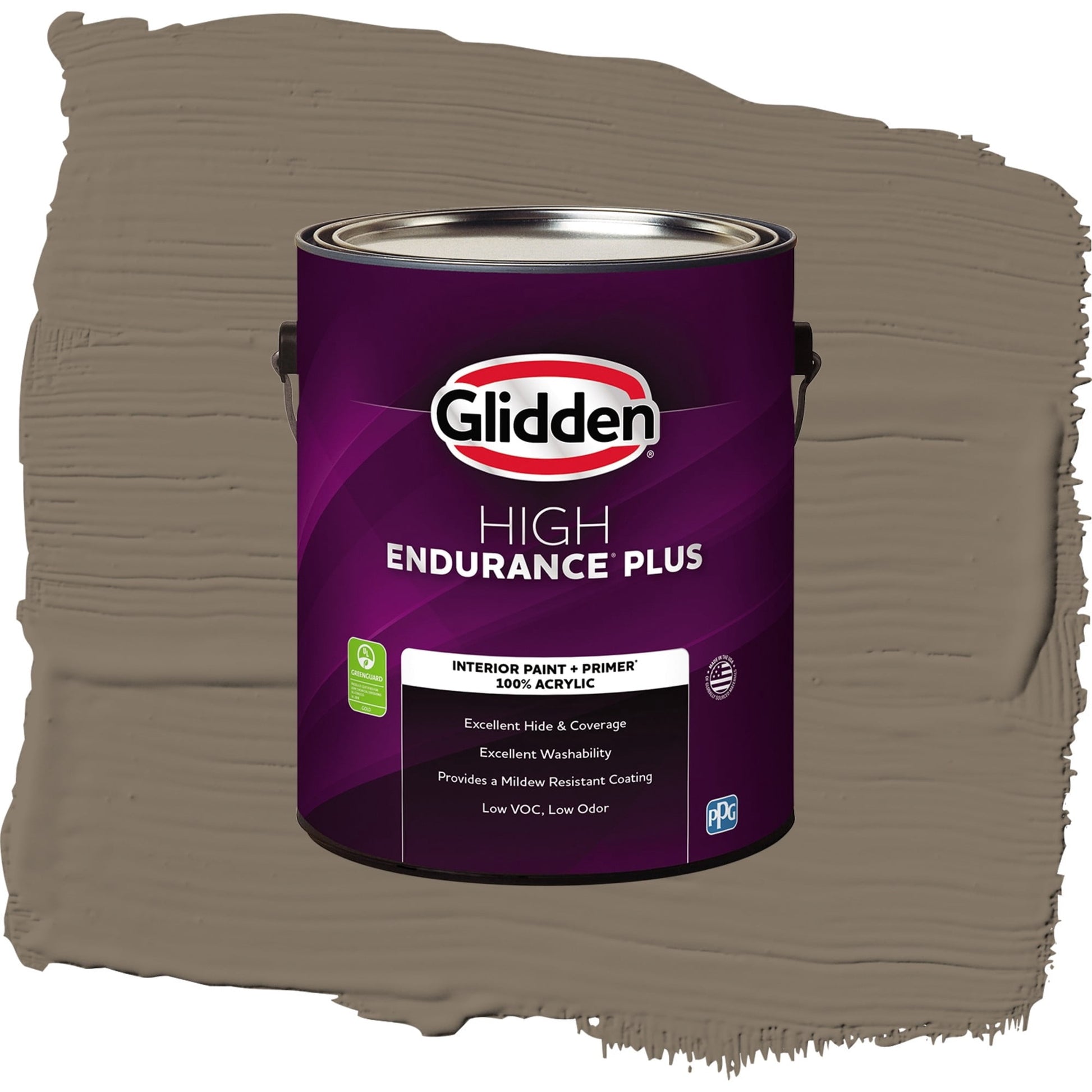 Glidden HEP Clam Shell / Beige, Eggshell Interior Paint with Primer, 1 Gallon