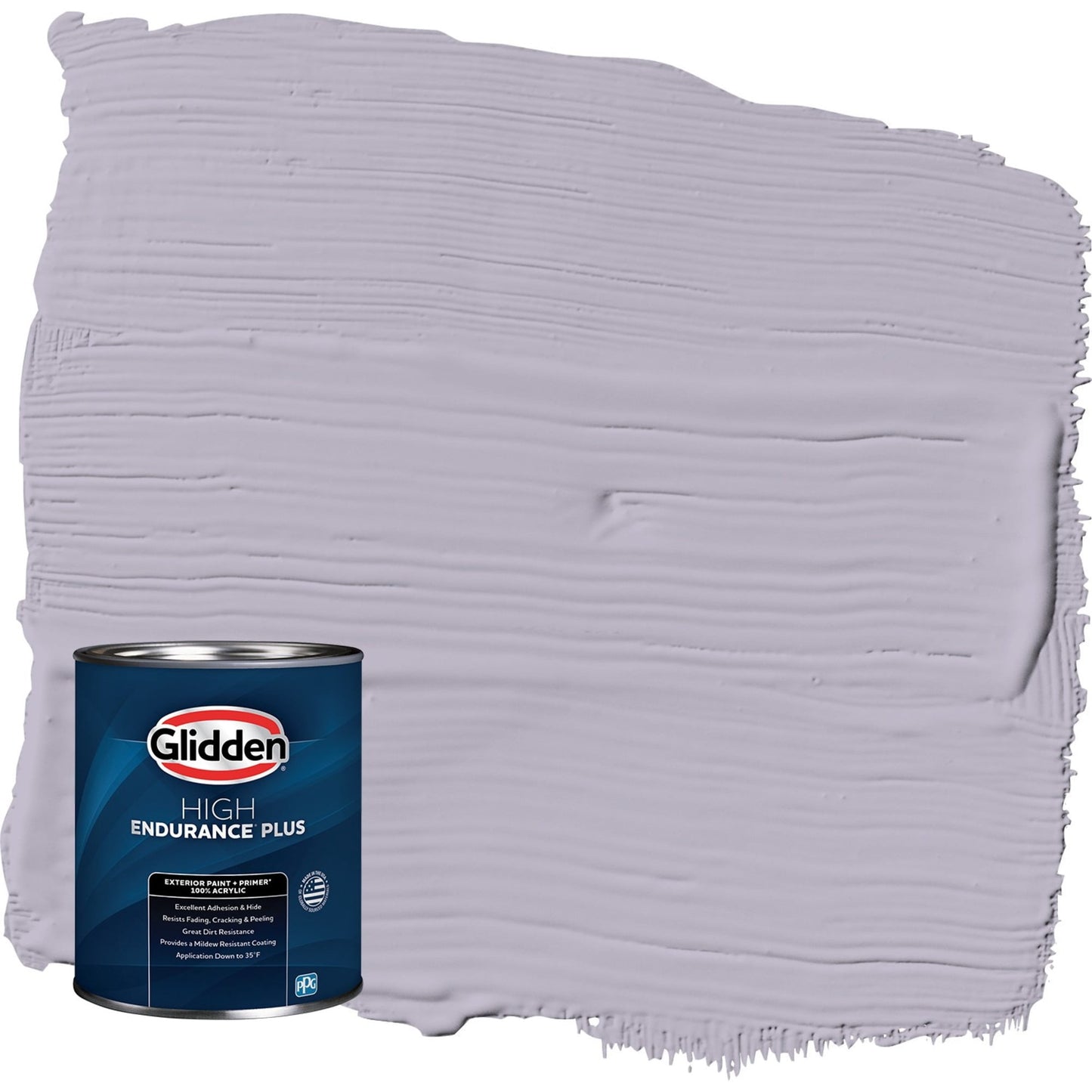 Glidden HEP Cloudberry / Purple Satin Exterior Paint with Primer, 1 Quart