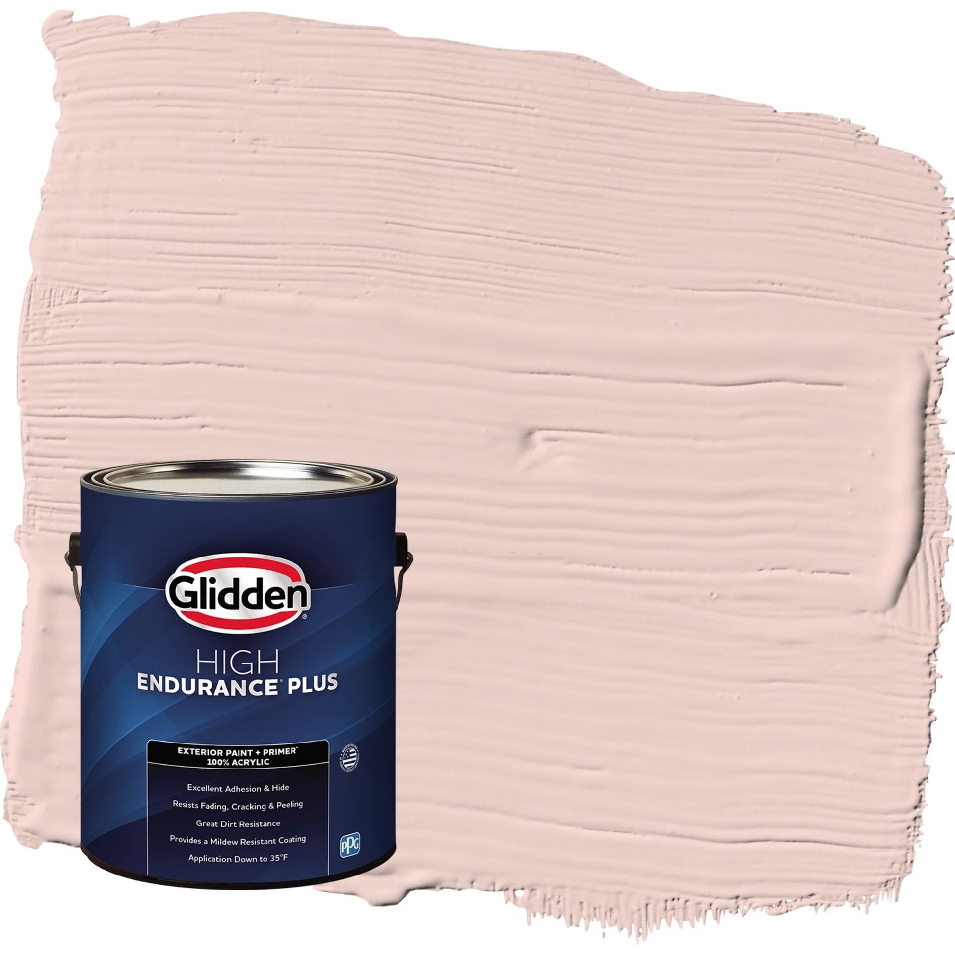 Glidden HEP Honeysweet / Orange Semi-Gloss Exterior Paint with Primer, 1 Gallon