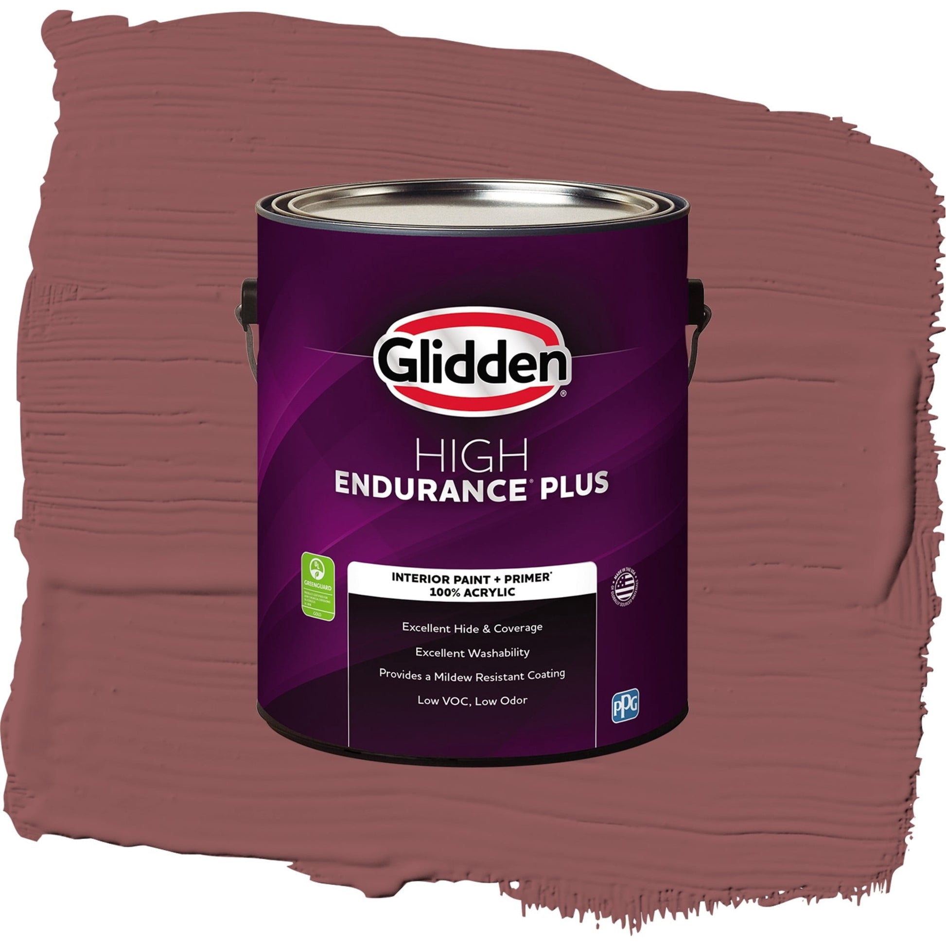 Glidden HEP Barn Door / Red, Eggshell Interior Paint with Primer, 1 Gallon