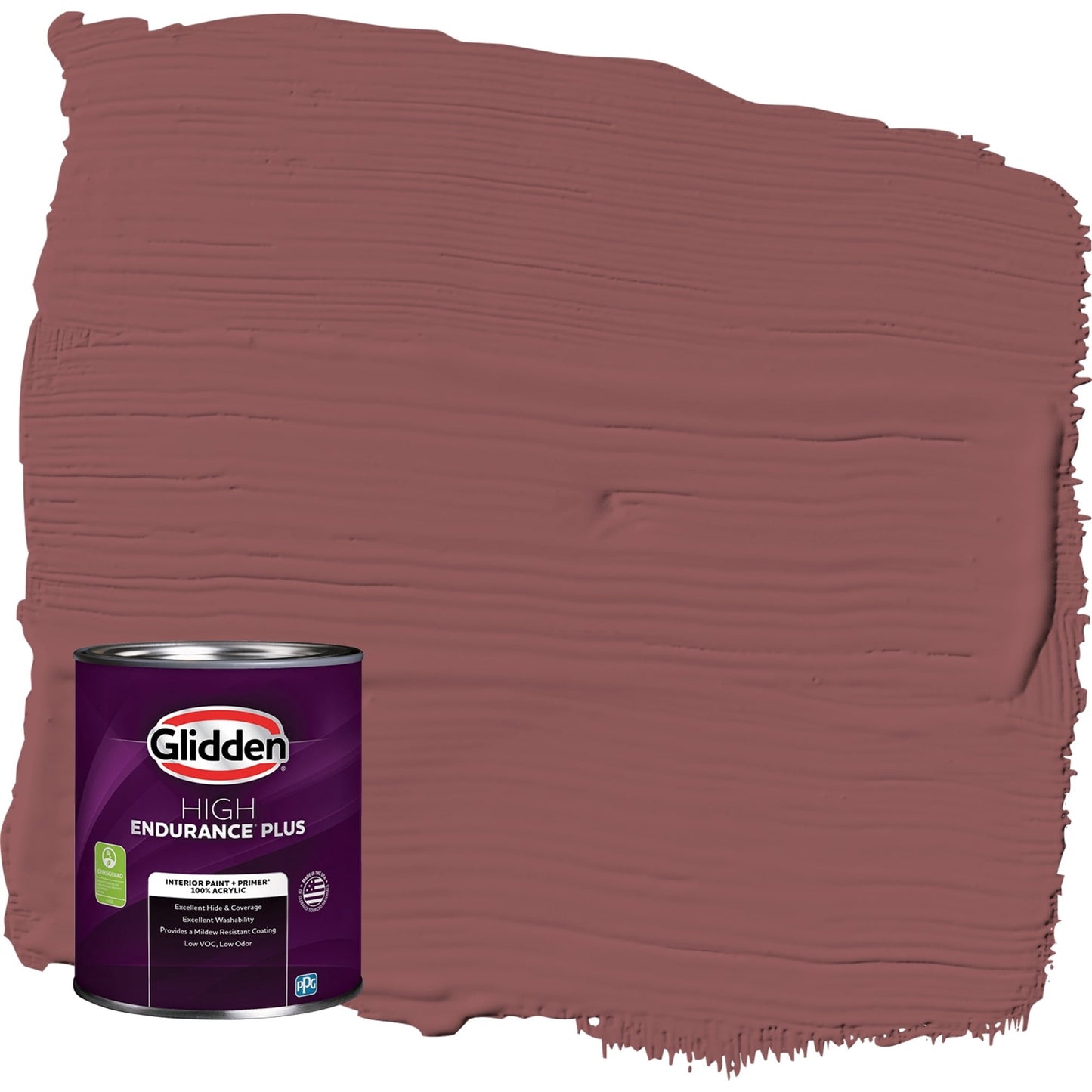 Glidden HEP Barn Door / Red, Eggshell Interior Paint with Primer, 1 Quart