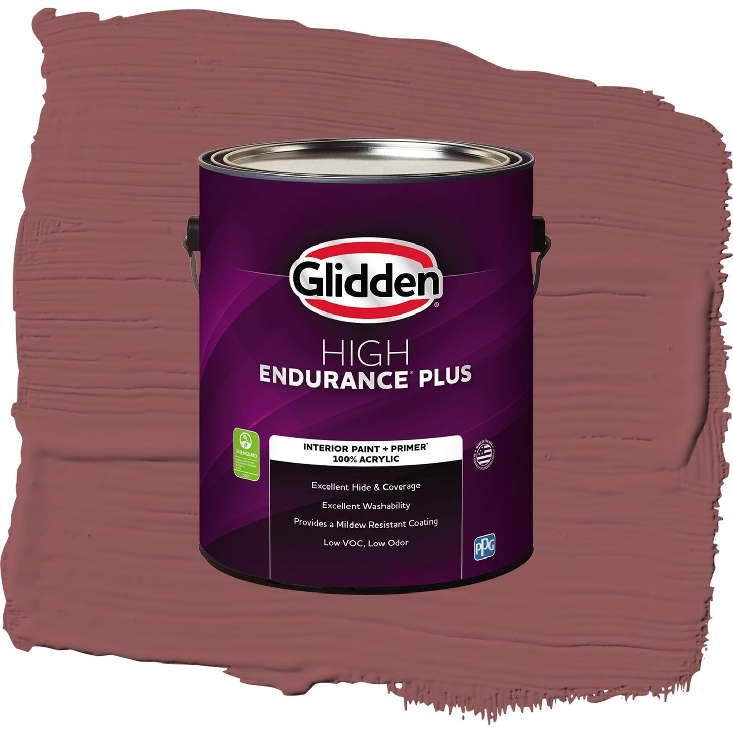 Glidden HEP Barn Door / Red, Flat Interior Paint with Primer, 1 Gallon