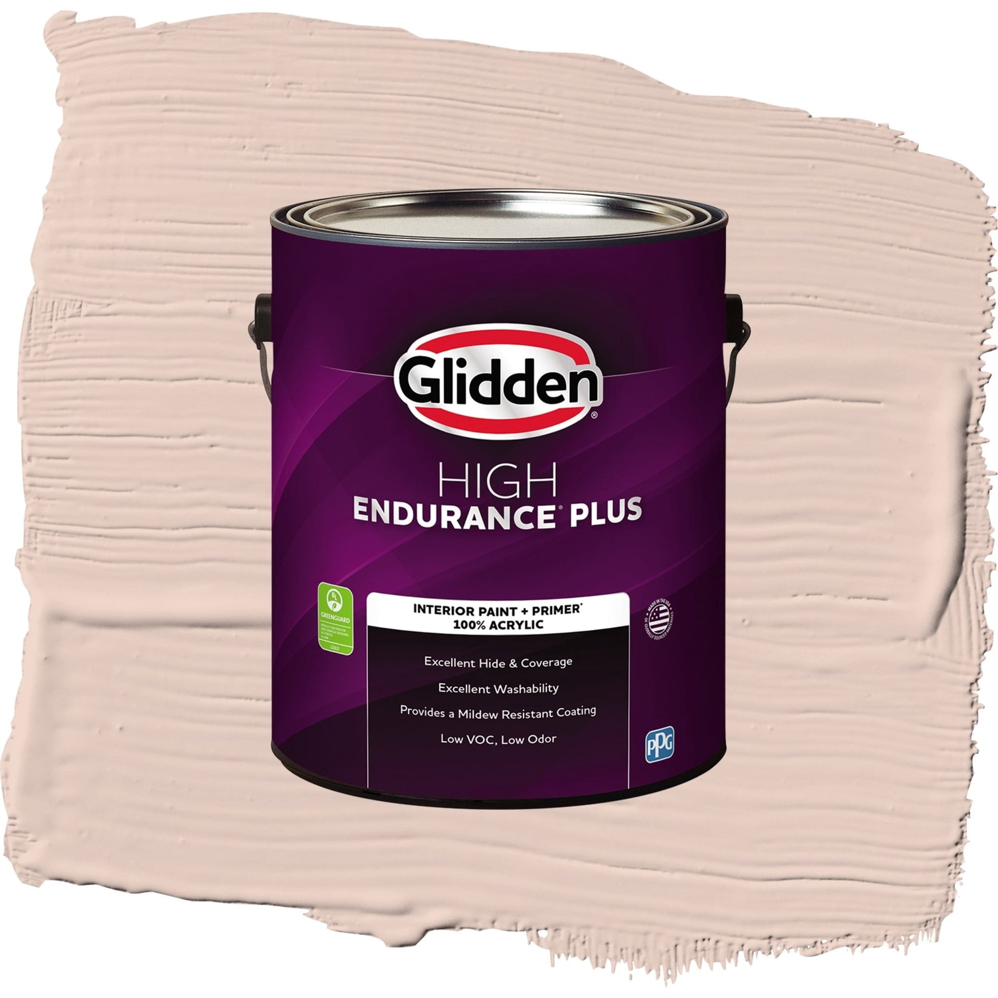 Glidden HEP Belle of the Ball / Pink, Semi-Gloss Interior Paint with Primer, 1 Gallon