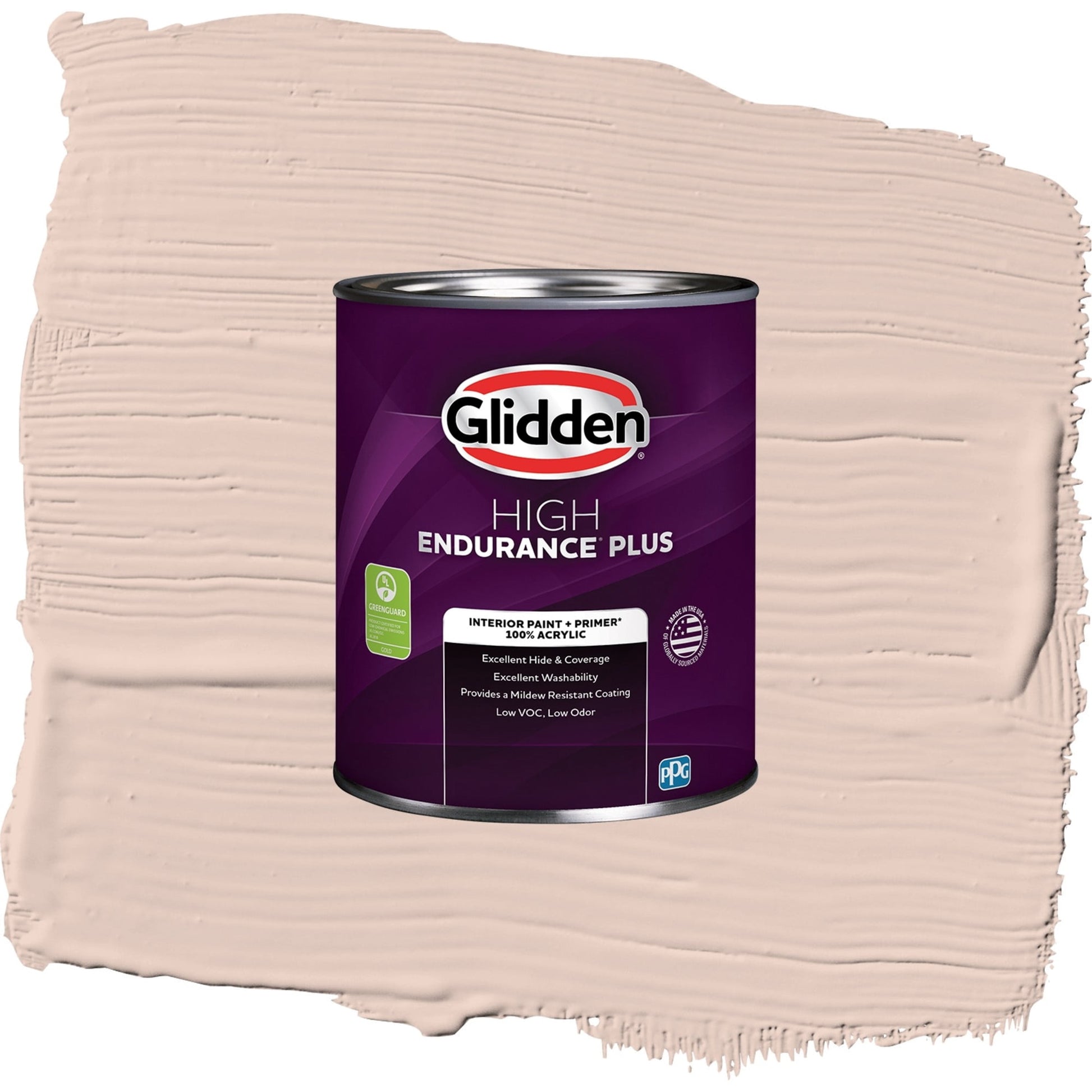 Glidden HEP Belle of the Ball / Pink, Semi-Gloss Interior Paint with Primer, 1 Quart