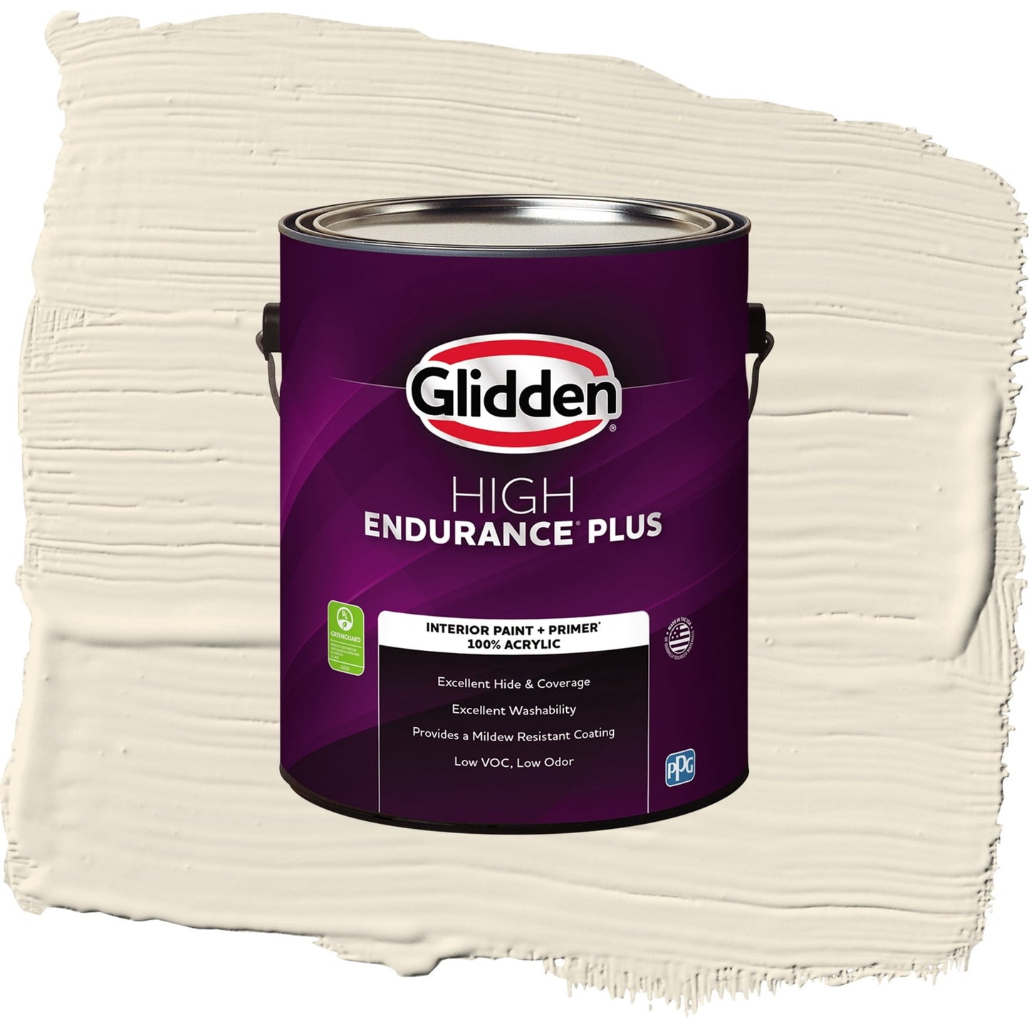 Glidden HEP Brandied Pears / Beige, Eggshell Interior Paint with Primer, 1 Gallon