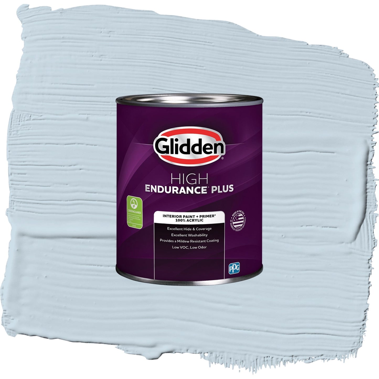 Glidden HEP Calm Sea / Blue, Semi-Gloss Interior Paint with Primer, 1 Quart