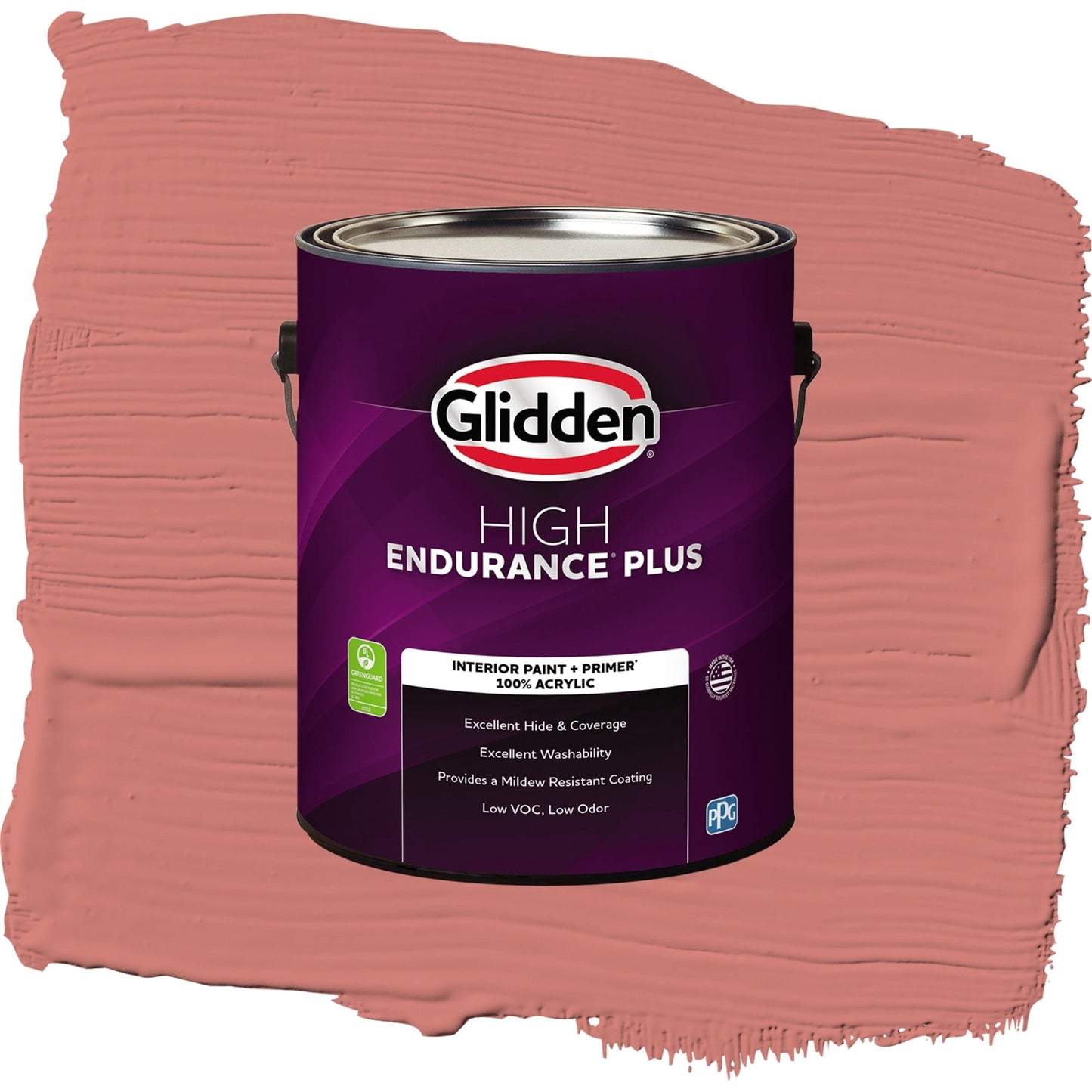 Glidden HEP Chili Pepper / Red, Eggshell Interior Paint with Primer, 1 Gallon
