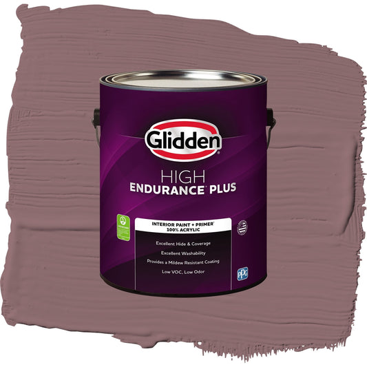 Glidden HEP Chocolate Sparkle / Purple, Eggshell Interior Paint with Primer, 1 Gallon