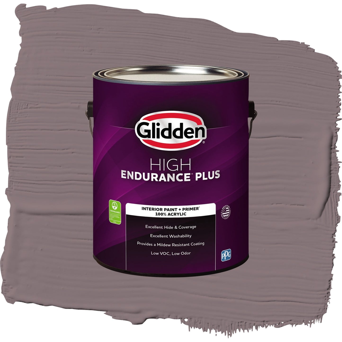 Glidden HEP Choo Choo / Purple, Flat Interior Paint with Primer, 1 Gallon