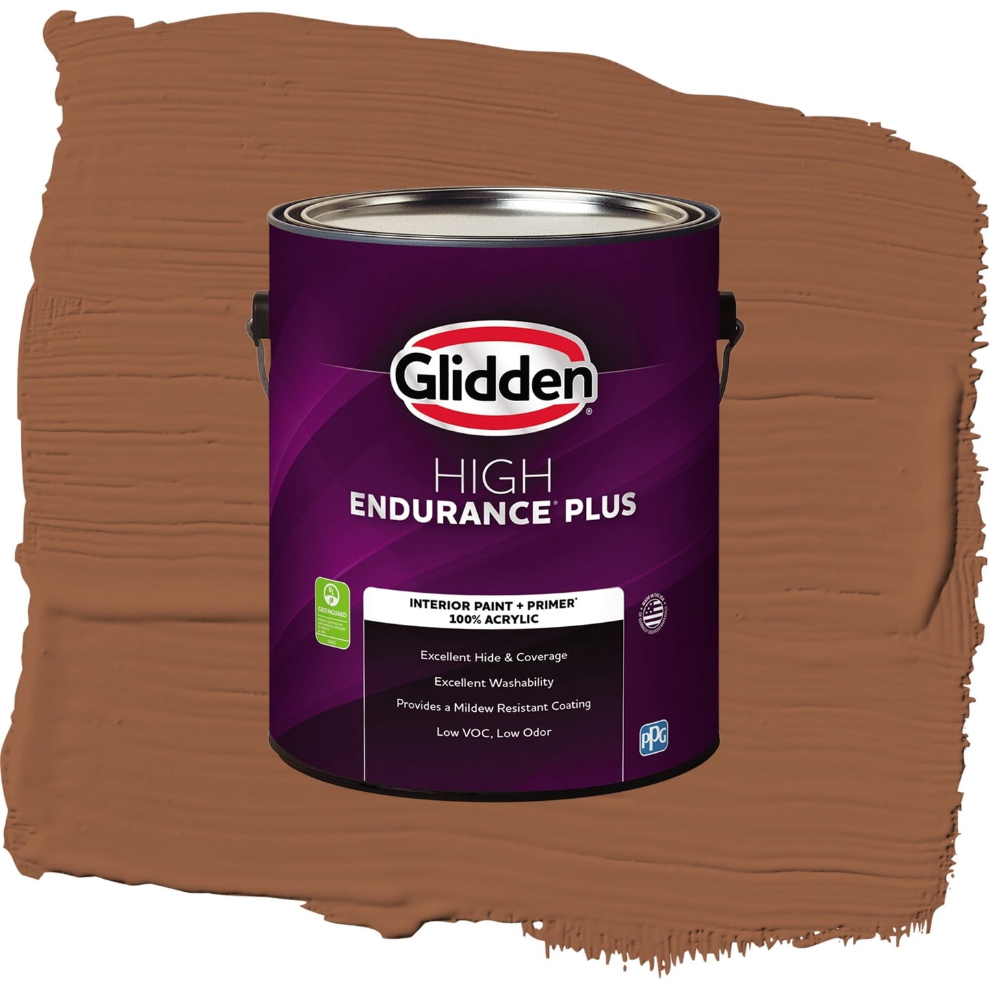 Glidden HEP Cinnamon Spice / Orange, Eggshell Interior Paint with Primer, 1 Gallon