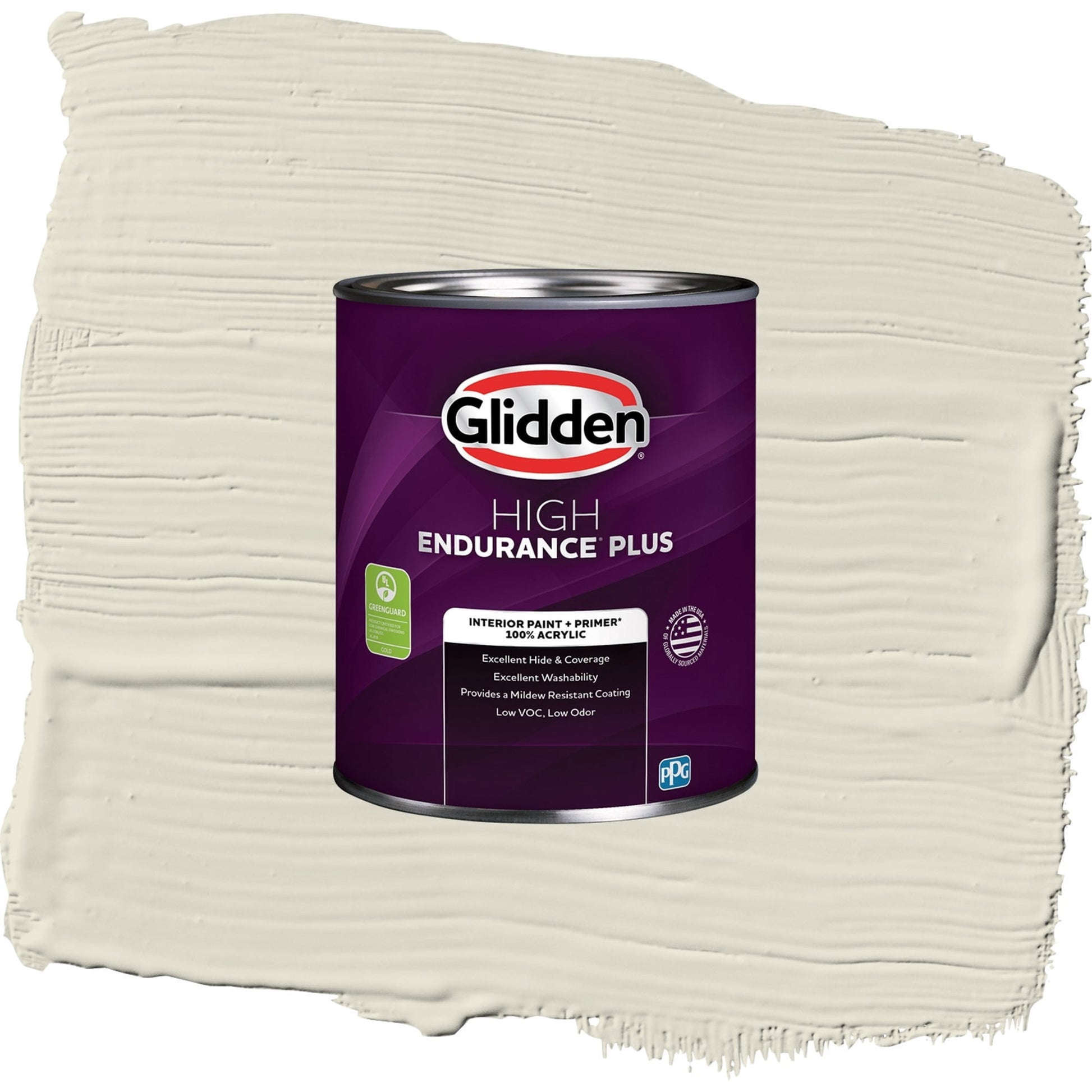 Glidden HEP Cocoon / Grey, Semi-Gloss Interior Paint with Primer, 1 Quart