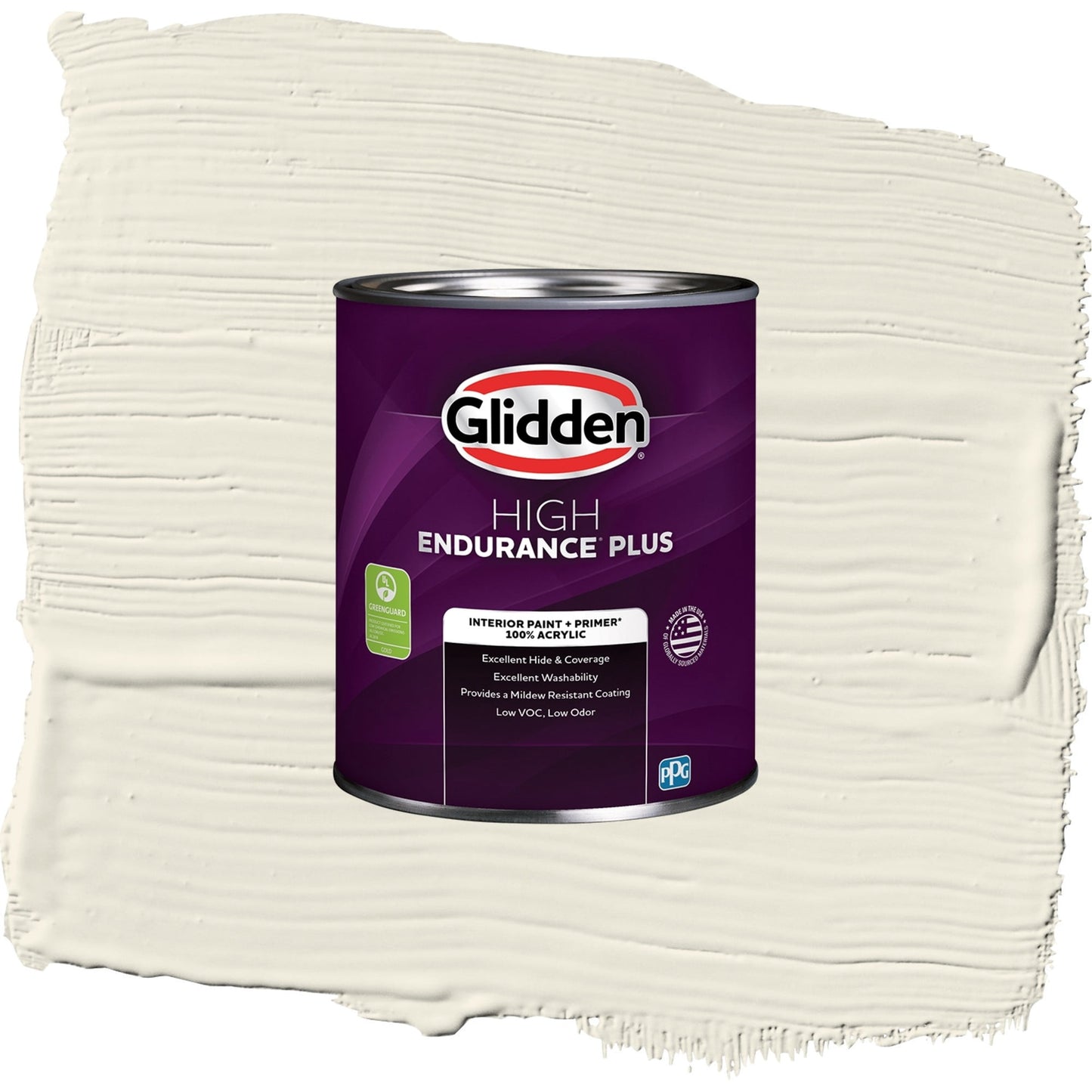 Glidden HEP Cold Foam / White Semi-Gloss Interior Paint with Primer, 1 Quart