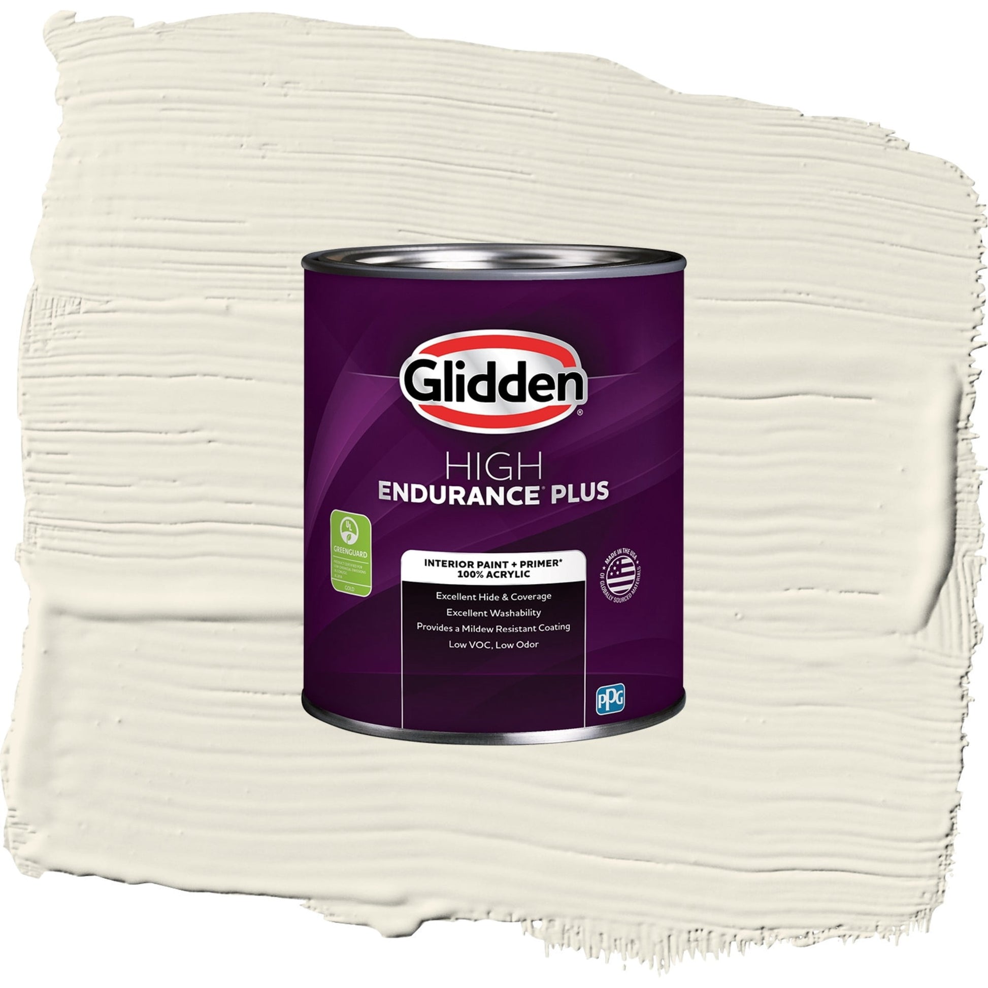 Glidden HEP Cold Foam / White Semi-Gloss Interior Paint with Primer, 1 Quart