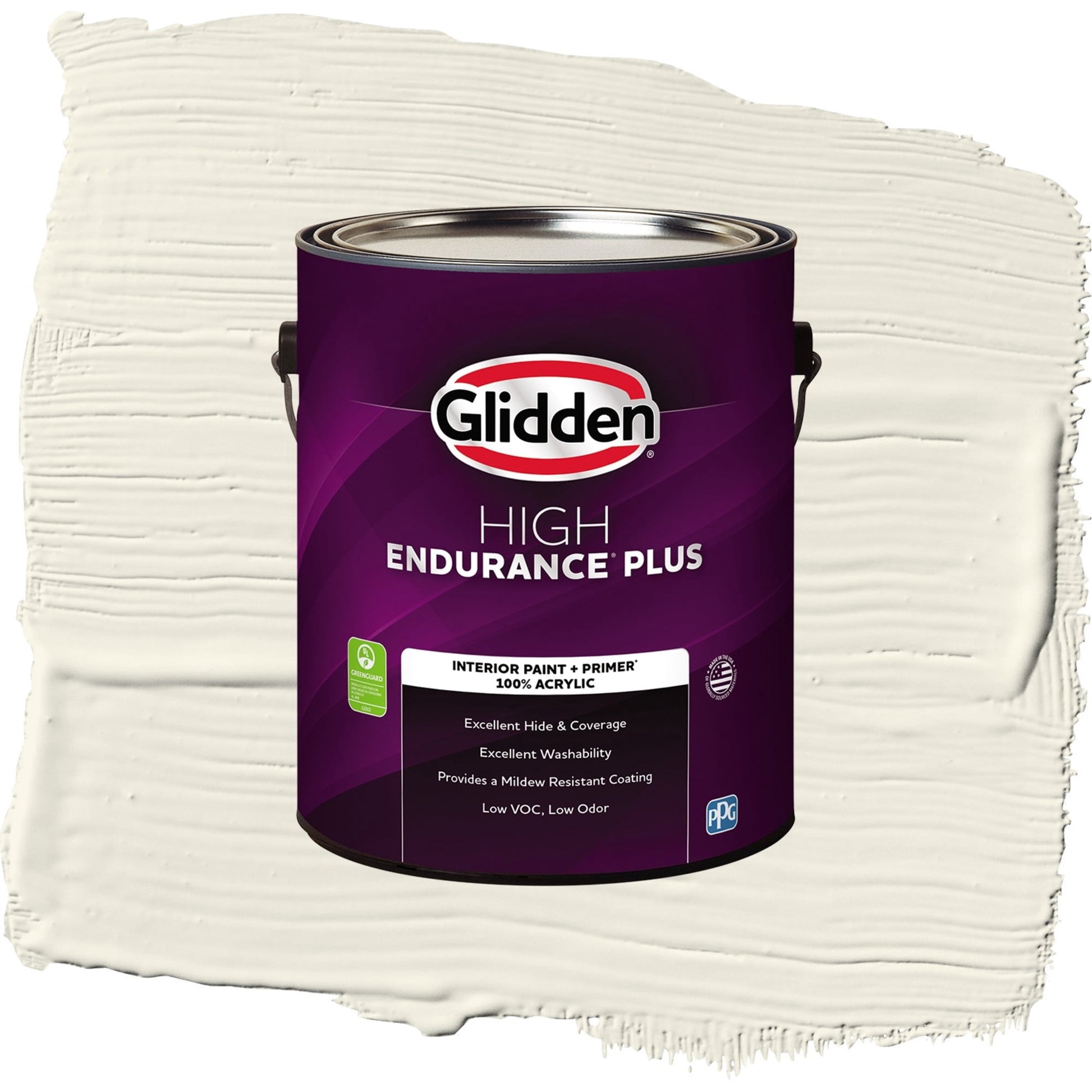 Glidden HEP Enduring Ice / Beige, Eggshell Interior Paint with Primer, 1 Gallon