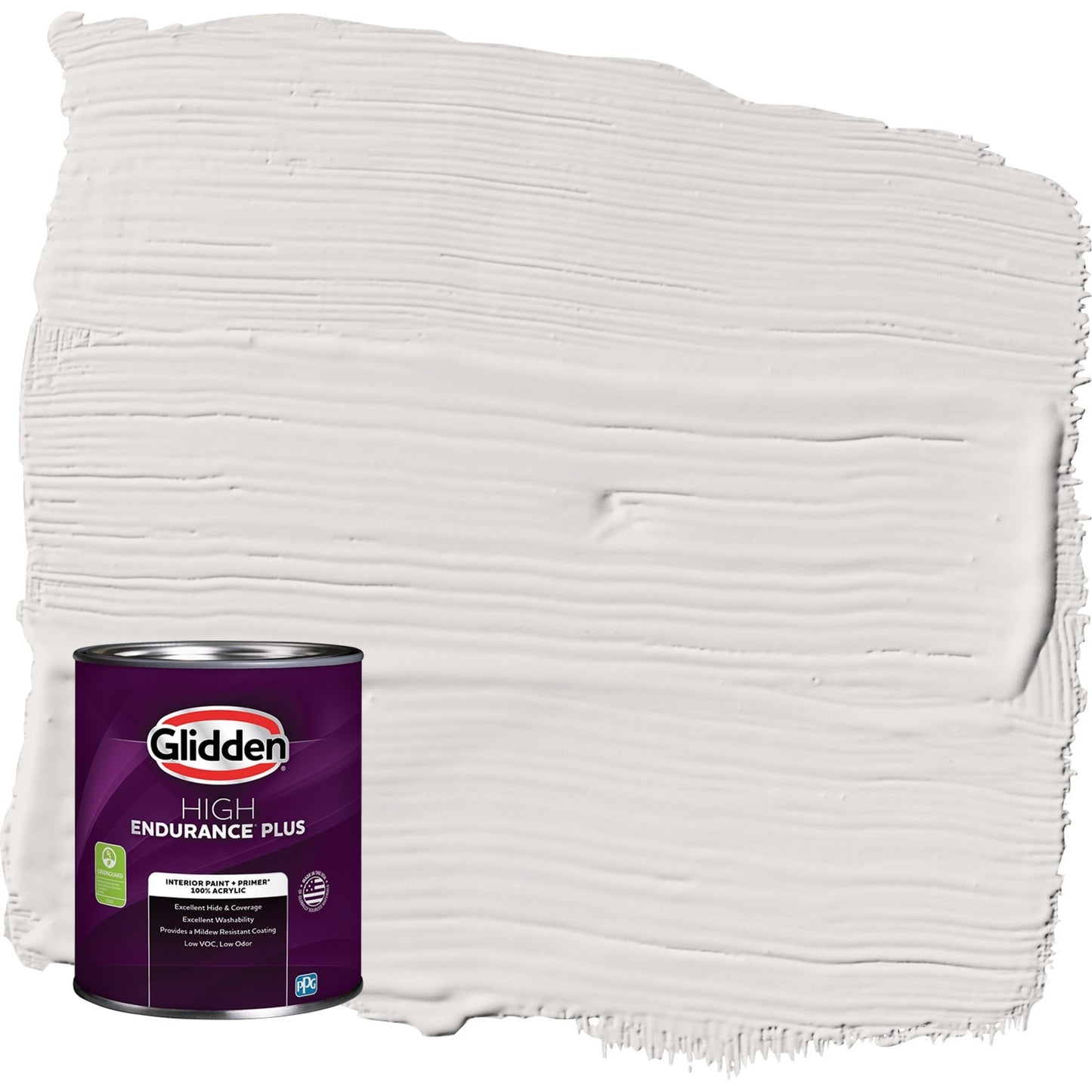 Glidden HEP Fall Chill / Grey, Semi-Gloss Interior Paint with Primer, 1 Quart