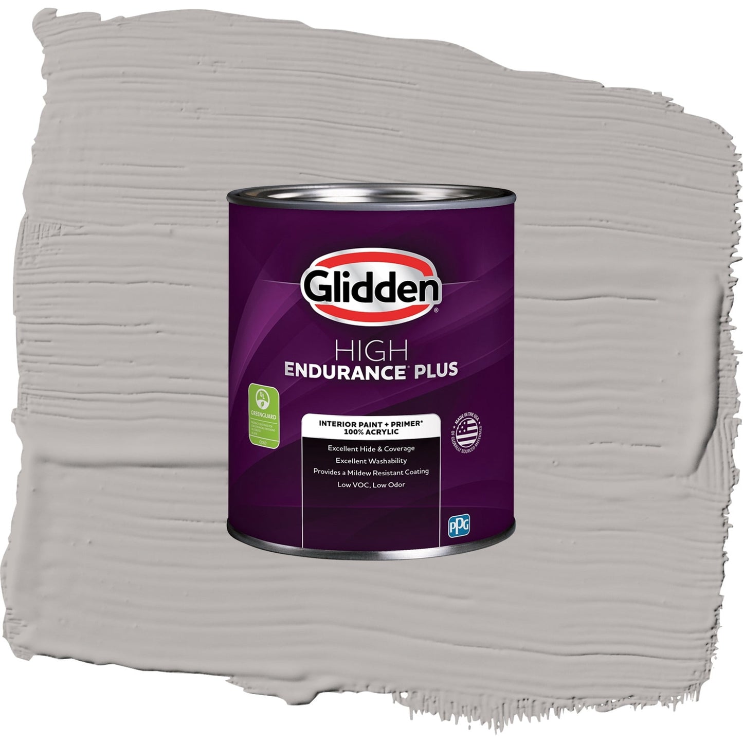 Glidden HEP Gray Marble / Grey, Semi-Gloss Interior Paint with Primer, 1 Quart