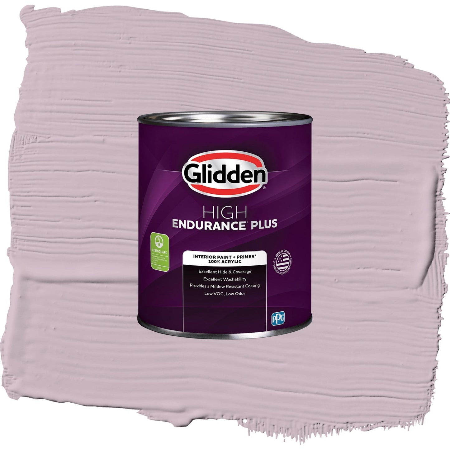 Glidden HEP High Society / Purple, Semi-Gloss Interior Paint with Primer, 1 Quart