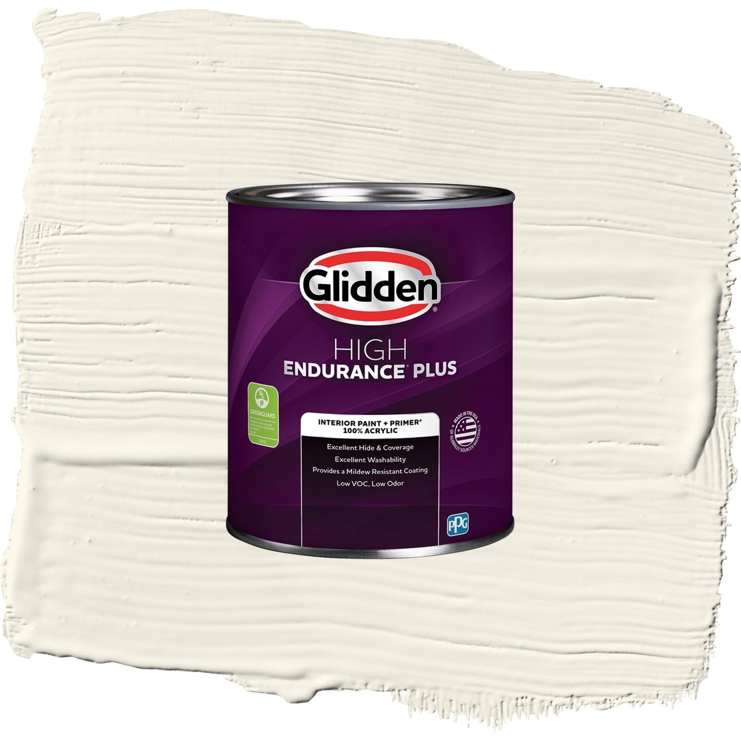 Glidden HEP Horseradish / Beige, Semi-Gloss Interior Paint with Primer, 1 Quart