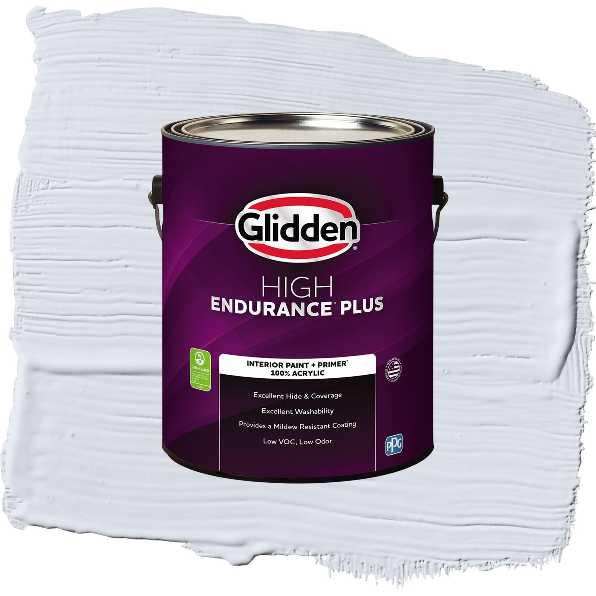 Glidden HEP Irradiant Iris / Purple, Flat Interior Paint with Primer, 1 Gallon