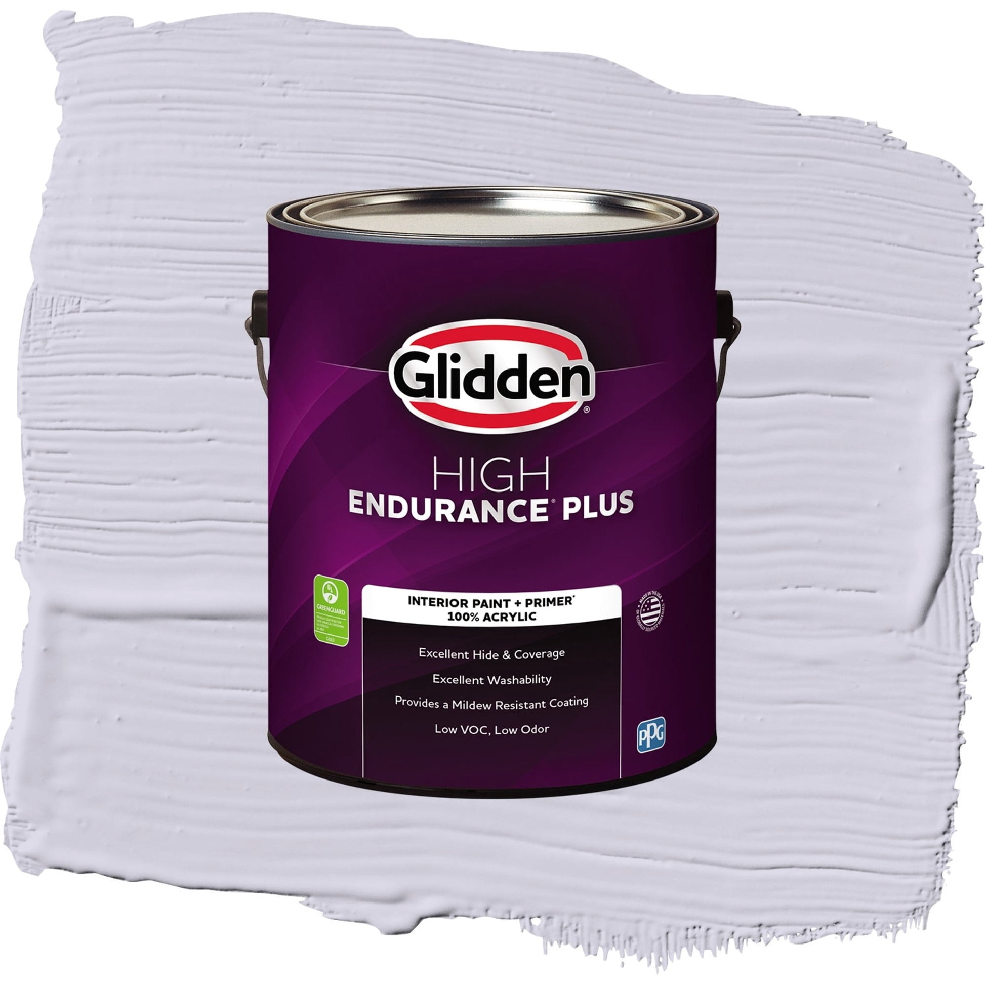 Glidden HEP Lavender Haze / Purple, Eggshell Interior Paint with Primer, 1 Gallon