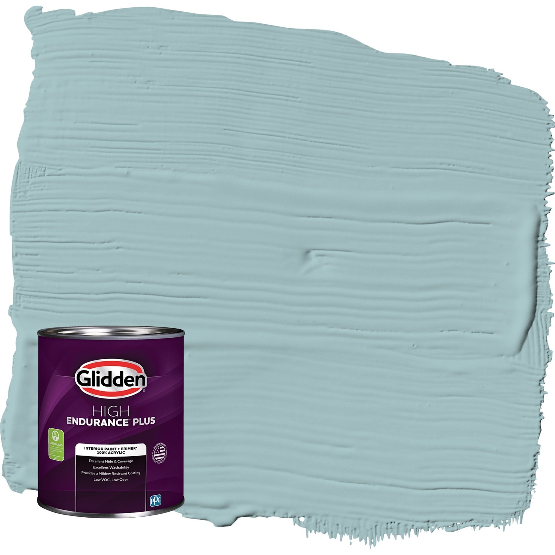 Glidden HEP Lazy River / Blue, Semi-Gloss Interior Paint with Primer, 1 Quart