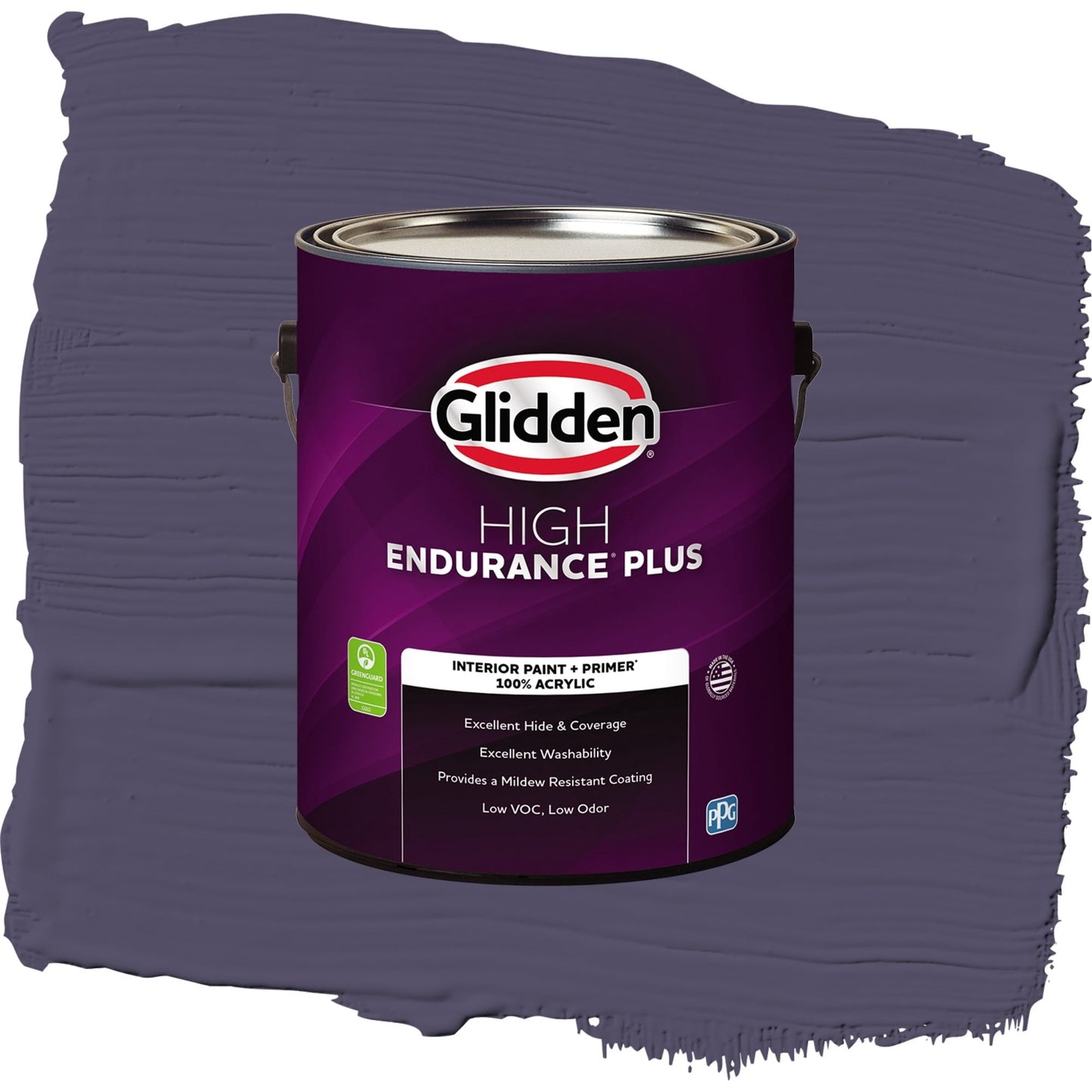Glidden HEP Magic Spell / Purple, Eggshell Interior Paint with Primer, 1 Gallon