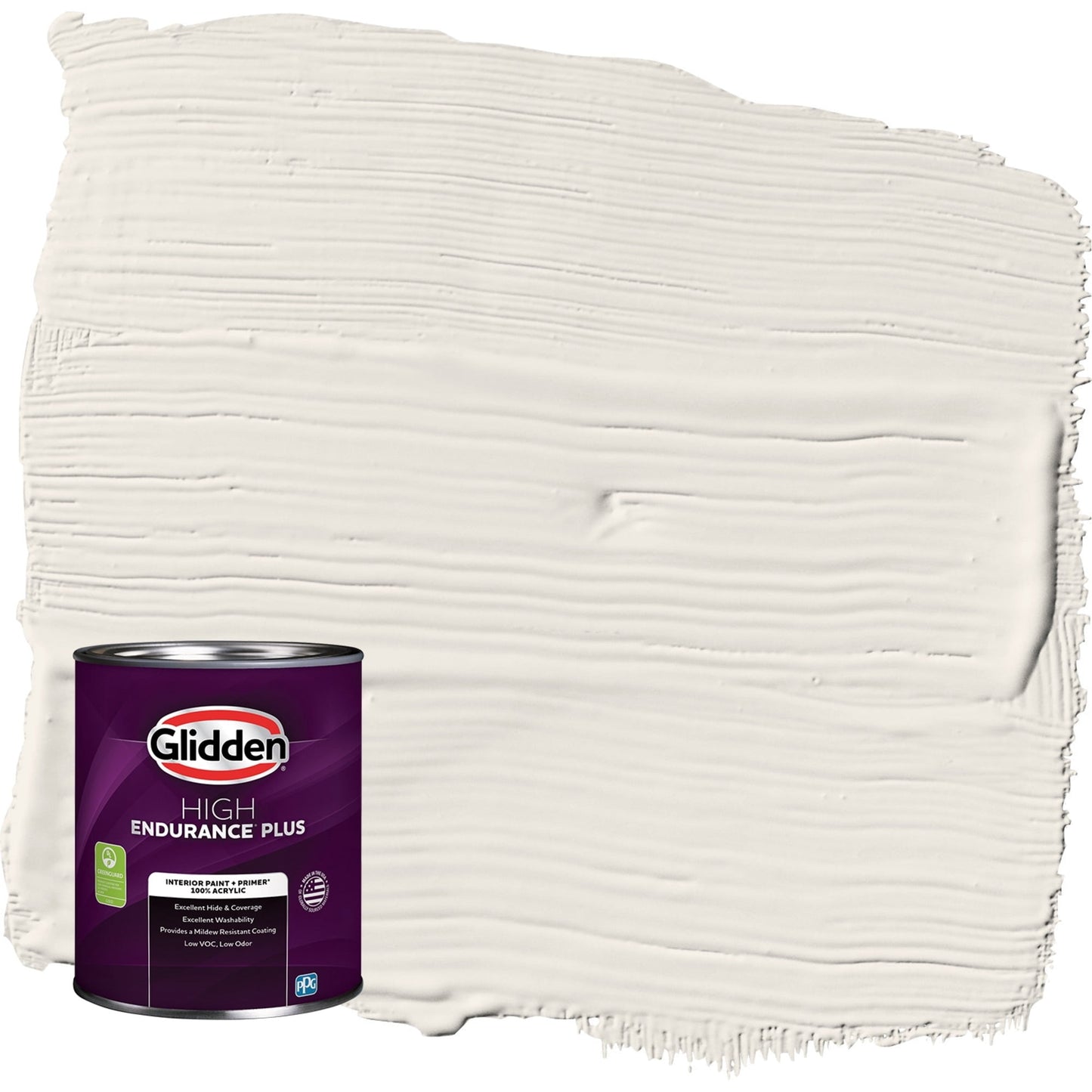 Glidden HEP Mountain Gray / Gray, Semi-Gloss Interior Paint with Primer, 1 Quart
