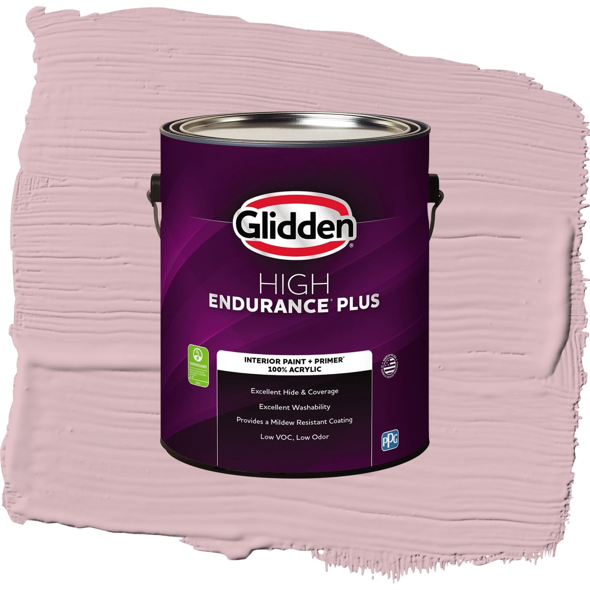Glidden HEP Nostalgia / Purple, Semi-Gloss Interior Paint with Primer, 1 Gallon