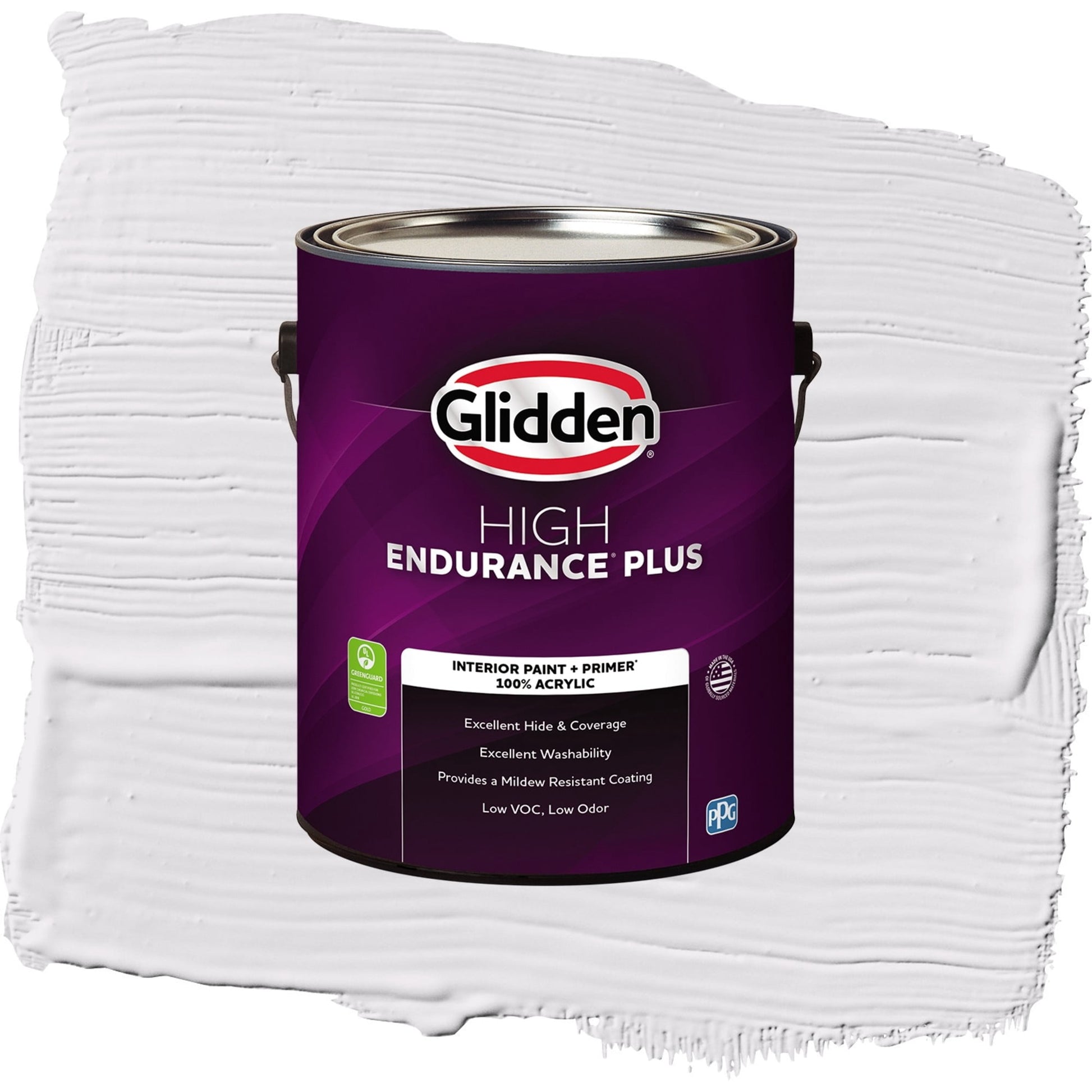 Glidden HEP Orchid Blossom / Purple, Flat Interior Paint with Primer, 1 Gallon