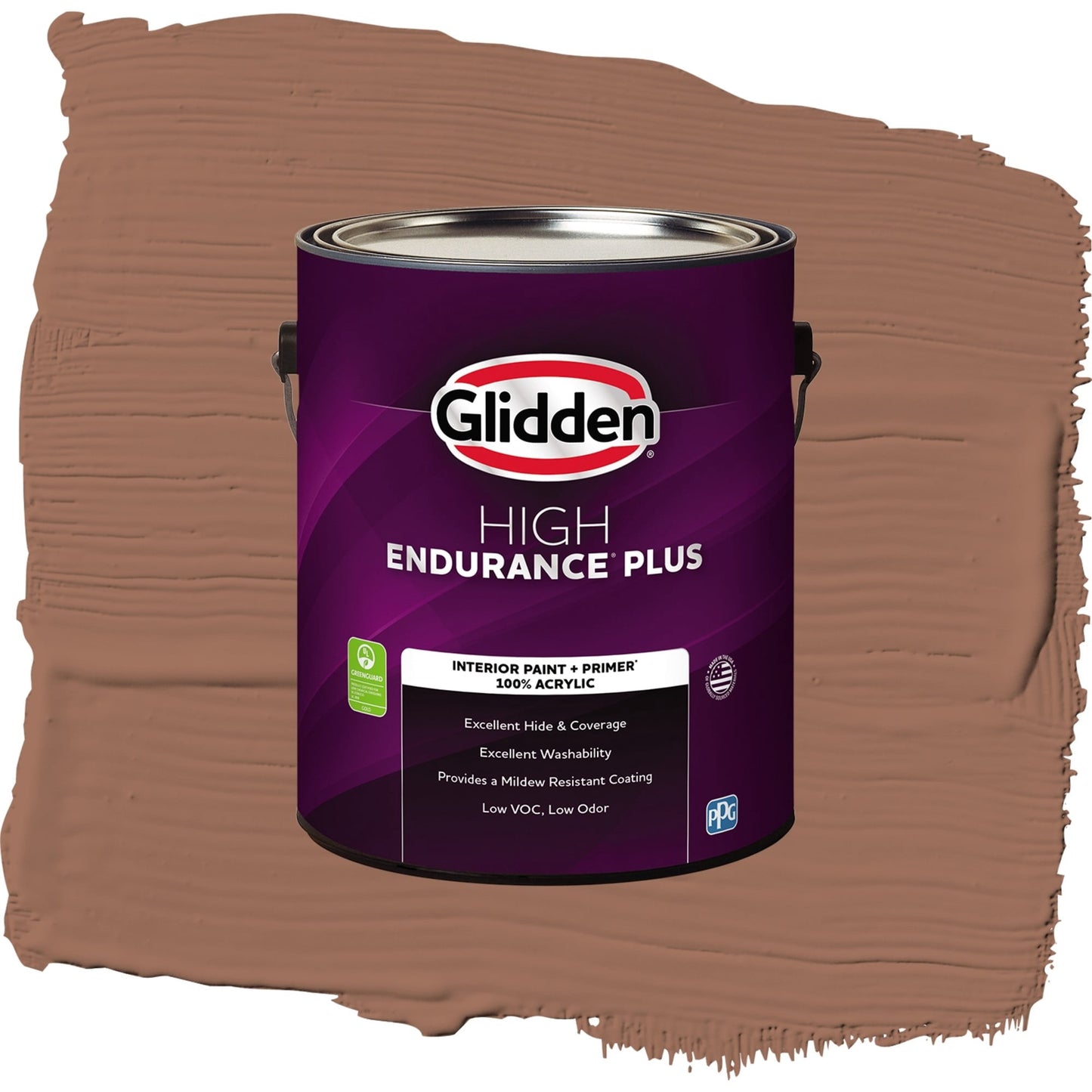 Glidden HEP Prairie Fire / Beige, Semi-Gloss Interior Paint with Primer, 1 Gallon