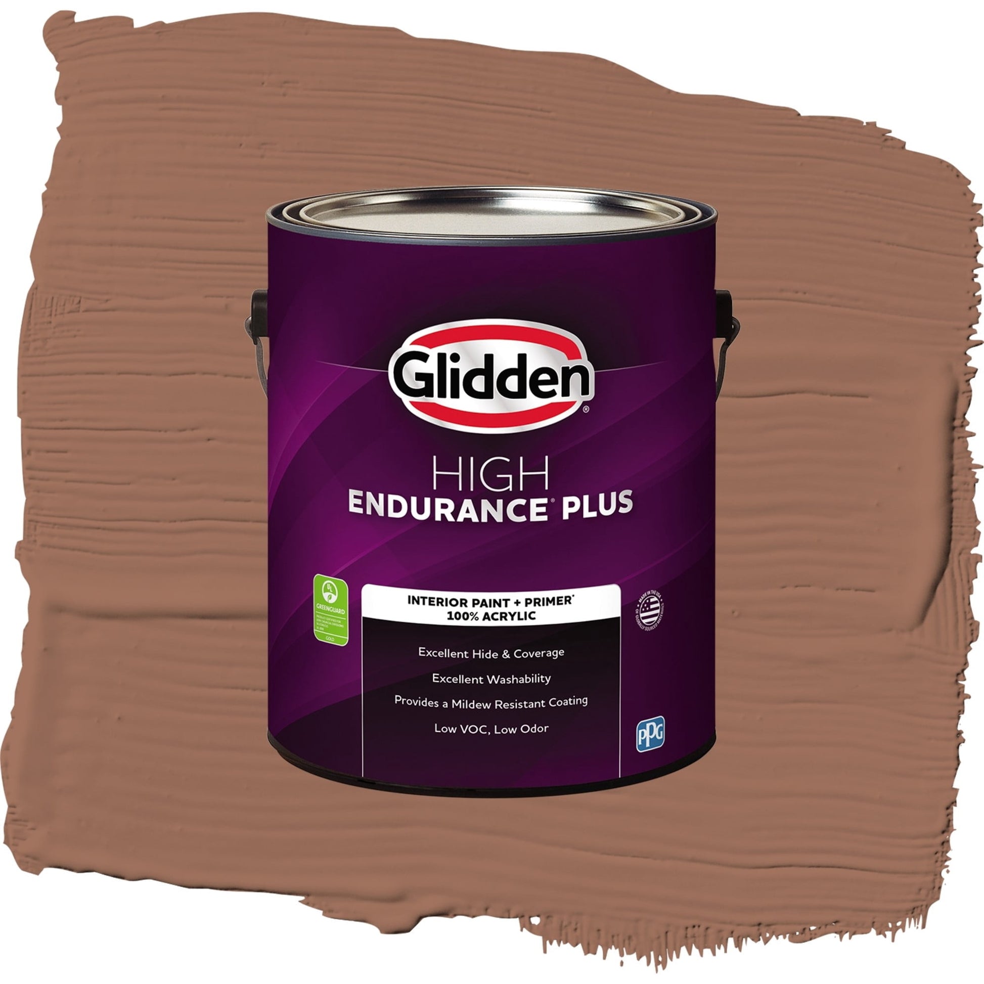 Glidden HEP Prairie Fire / Beige, Semi-Gloss Interior Paint with Primer, 1 Gallon