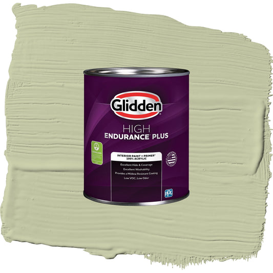 Glidden HEP Sage Splendor / Green, Eggshell Interior Paint with Primer, 1 Quart