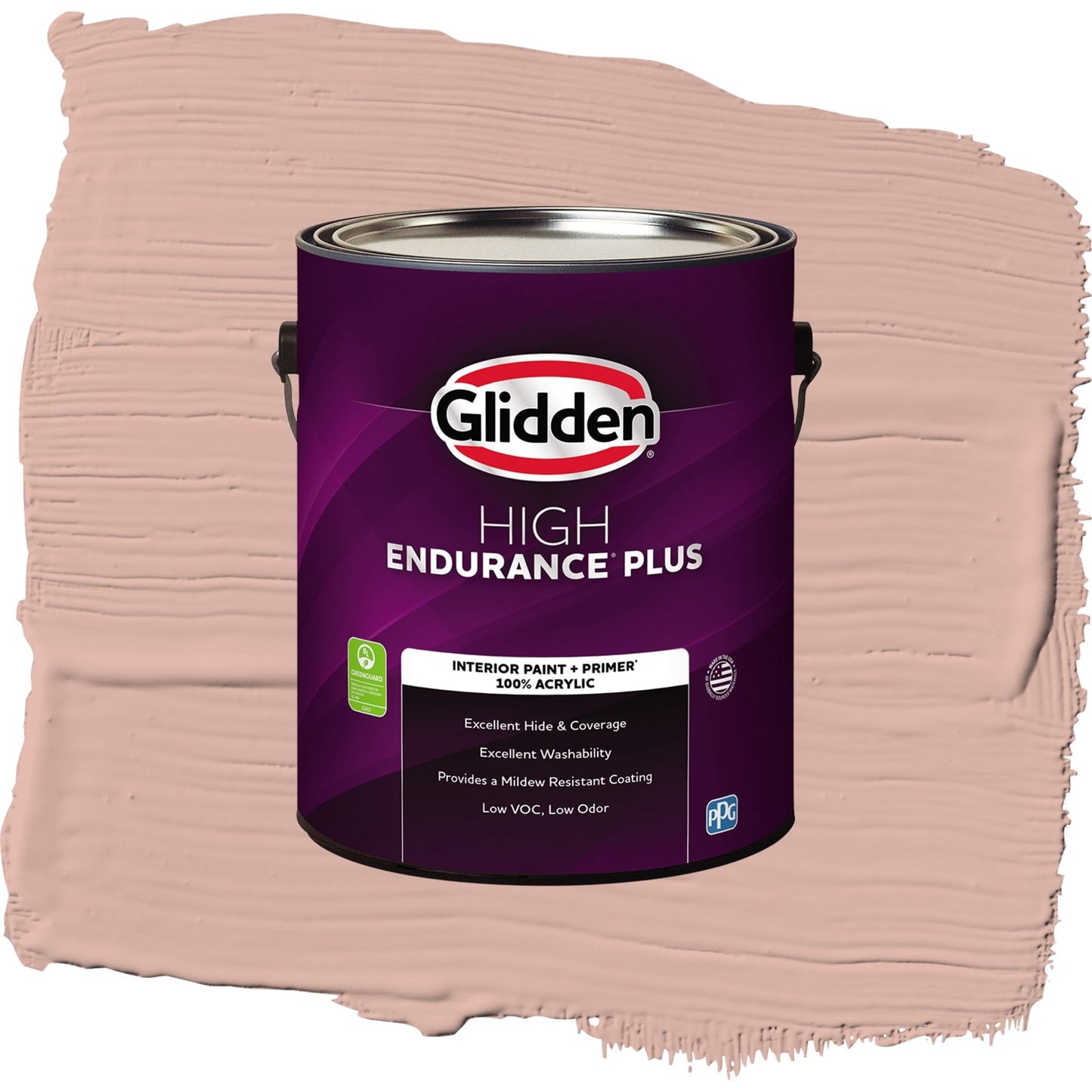 Glidden HEP Sandpaper / Orange, Eggshell Interior Paint with Primer, 1 Gallon