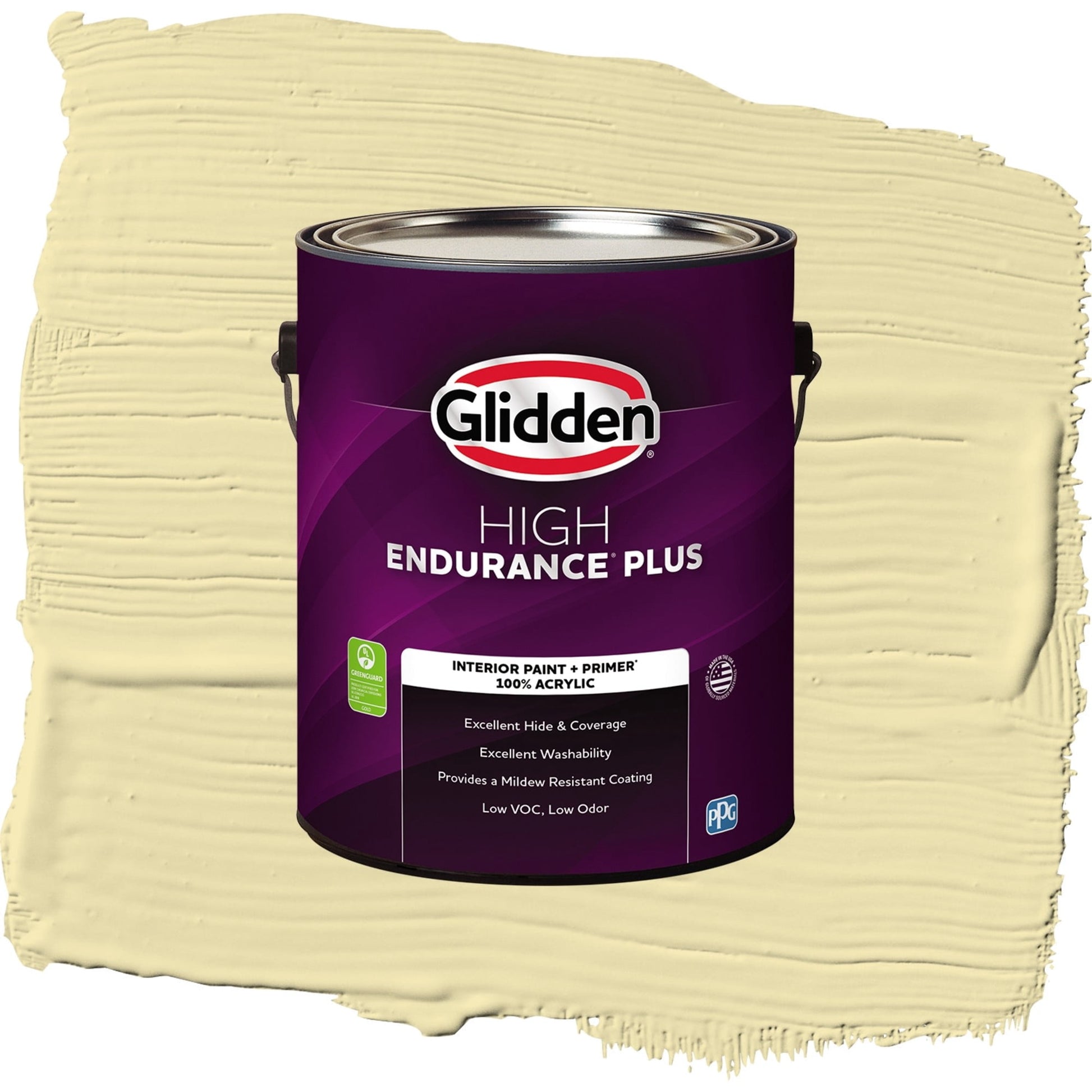 Glidden HEP Star Bright / Green, Semi-Gloss Interior Paint with Primer, 1 Gallon