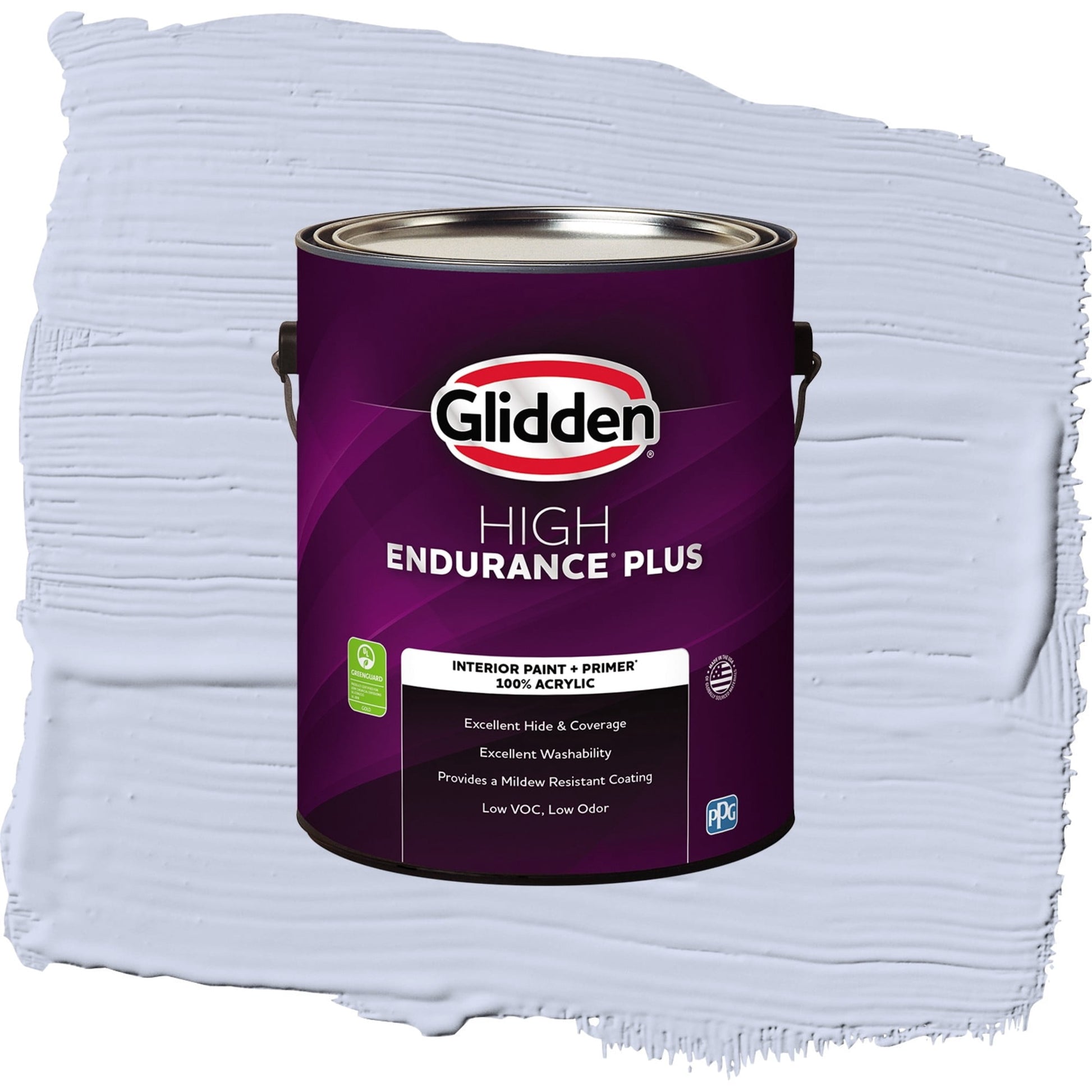 Glidden HEP Sweet Emily / Purple, Eggshell Interior Paint with Primer, 1 Gallon