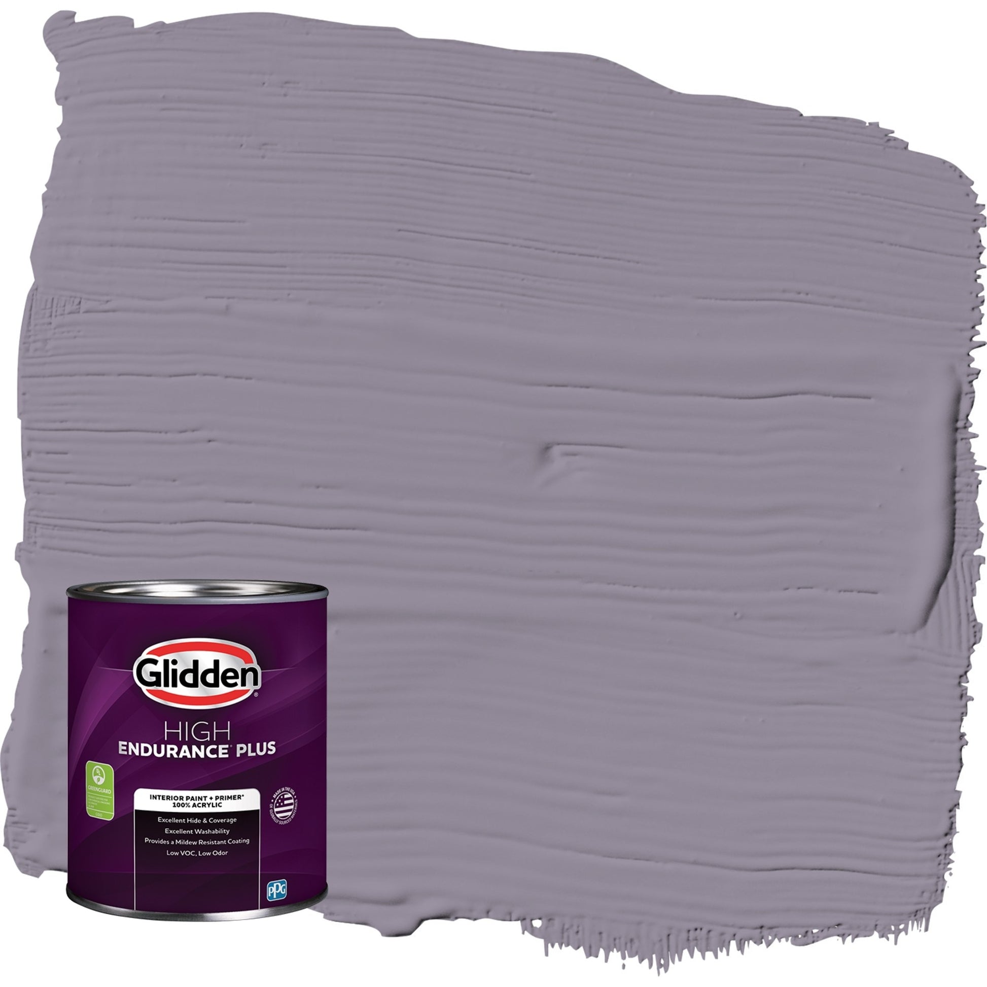 Glidden HEP Tin Lizzie / Purple, Semi-Gloss Interior Paint with Primer, 1 Quart