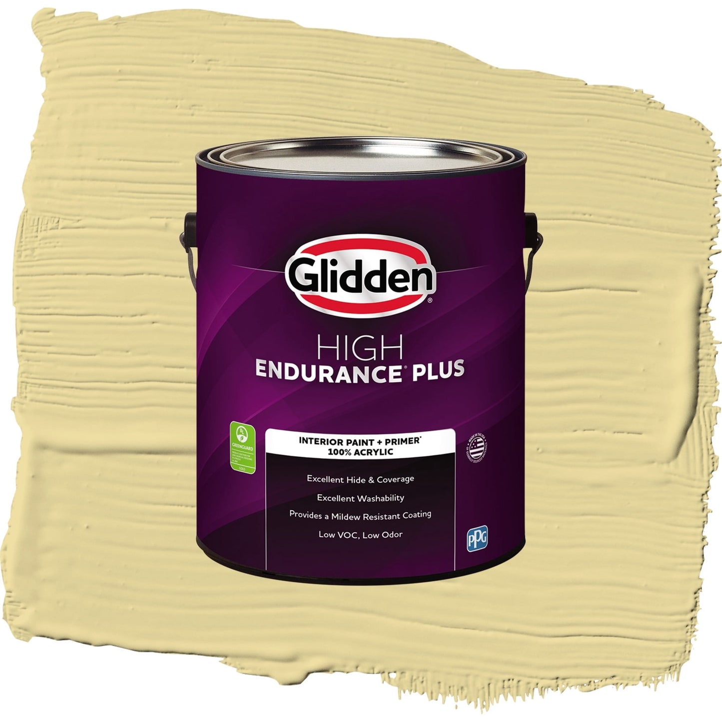 Glidden HEP Twinkle Toes / Green, Semi-Gloss Interior Paint with Primer, 1 Gallon