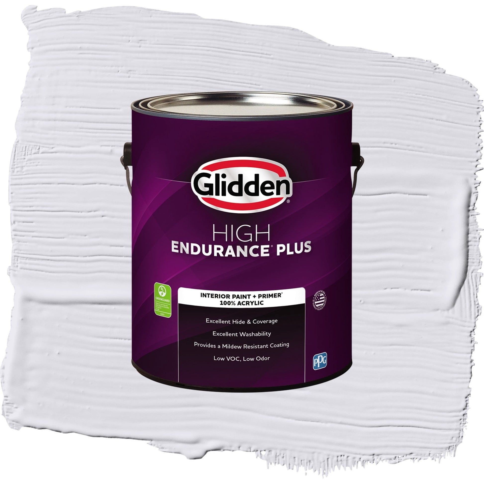 Glidden HEP Violet Echo / Purple, Semi-Gloss Interior Paint with Primer, 1 Gallon