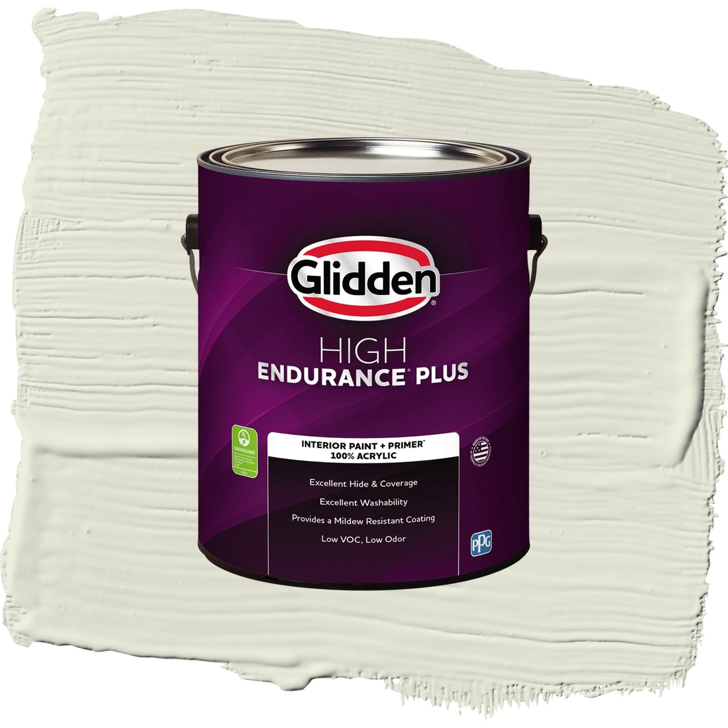 Glidden HEP Wild Wheat / Green, Semi-Gloss Interior Paint with Primer, 1 Gallon