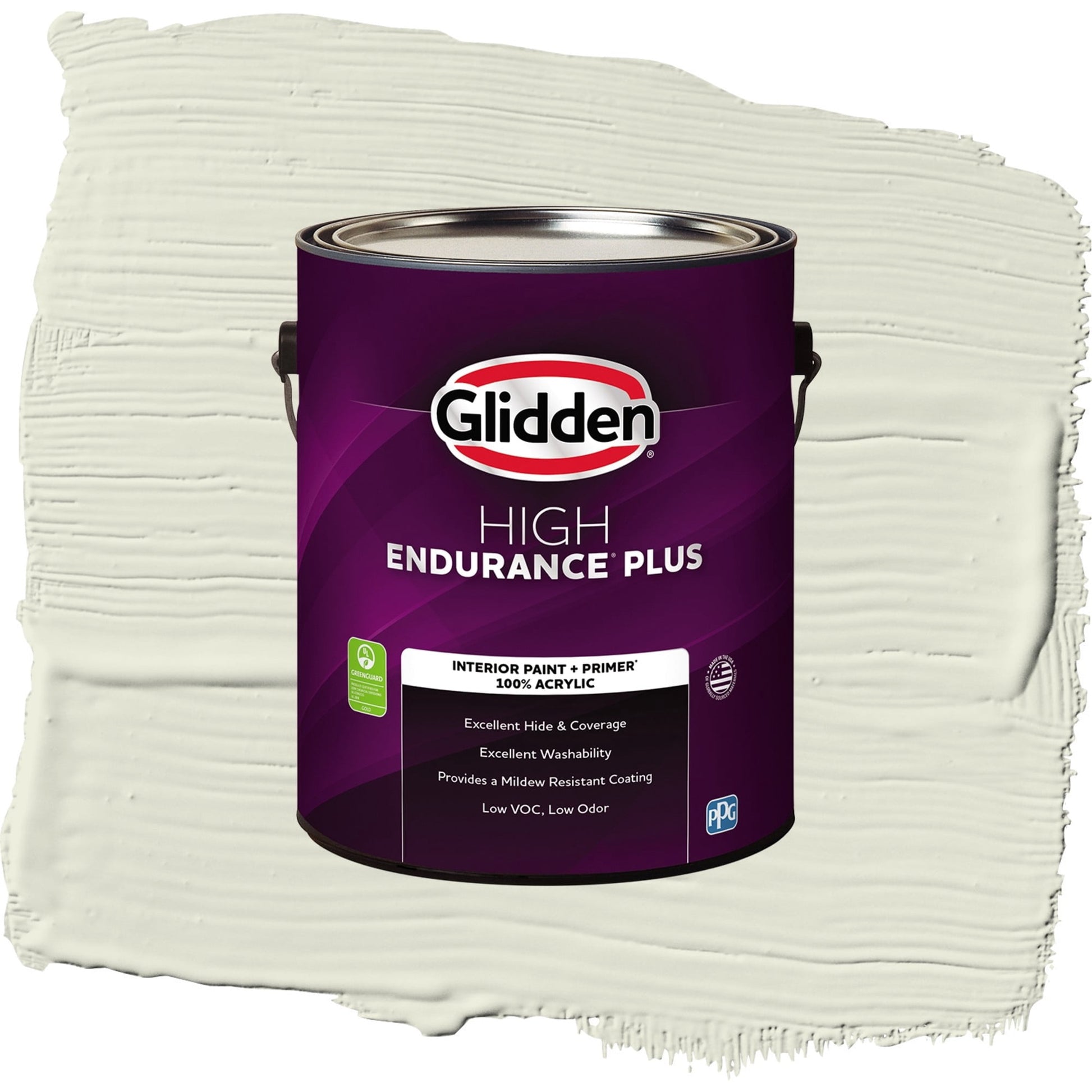 Glidden HEP Wild Wheat / Green, Semi-Gloss Interior Paint with Primer, 1 Gallon