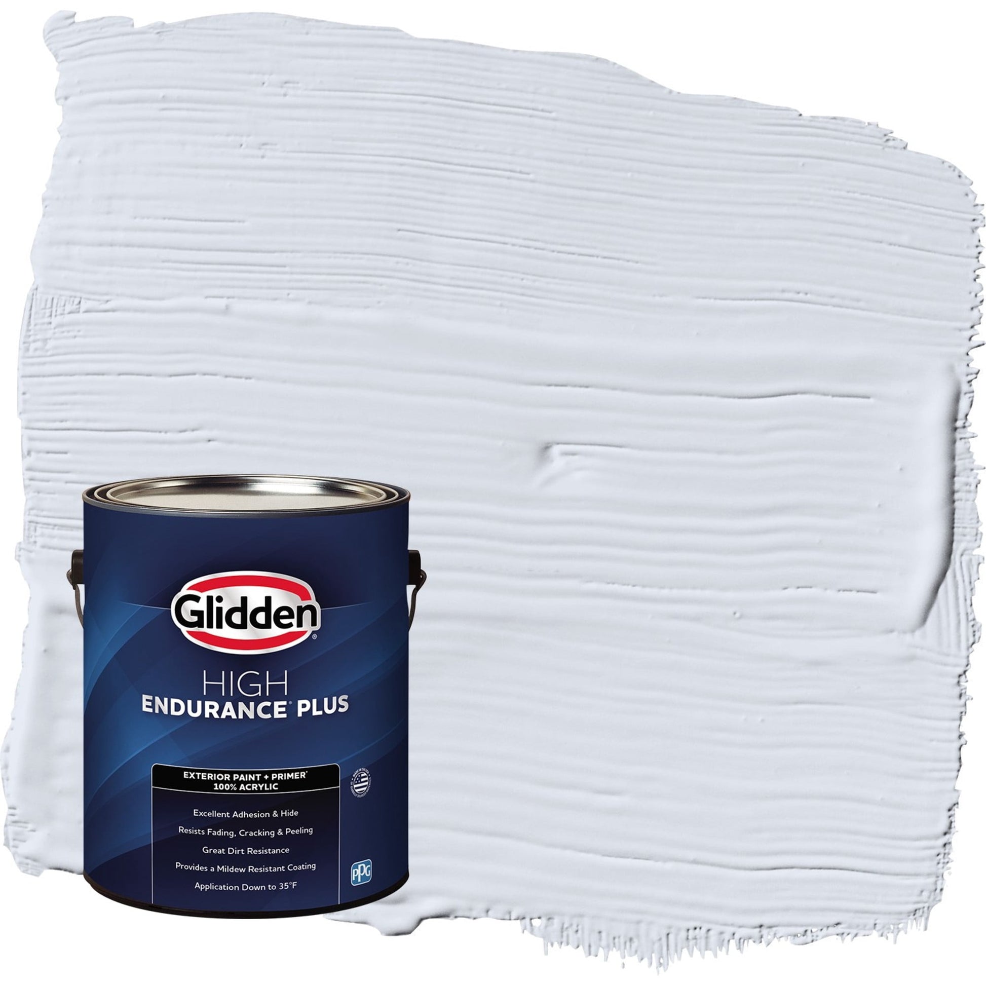 Glidden HEP Irradiant Iris / Purple Satin Exterior Paint with Primer, 1 Gallon