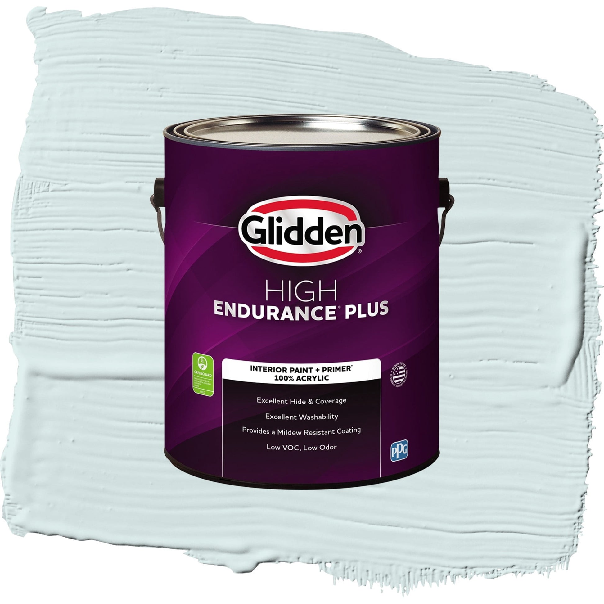 Glidden HEP Meadowsweet Mist Interior Paint + Primer Eggshell , 1 Gallon
