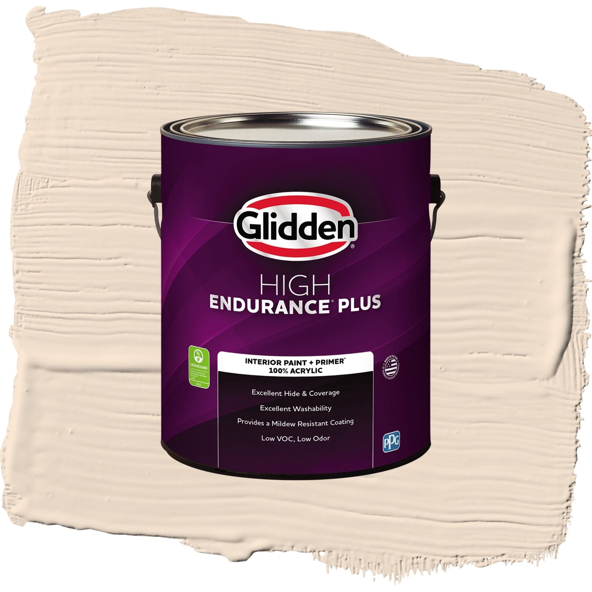 Glidden HEP Sandpiper Interior Paint + Primer Semi Gloss , 1 Gallon