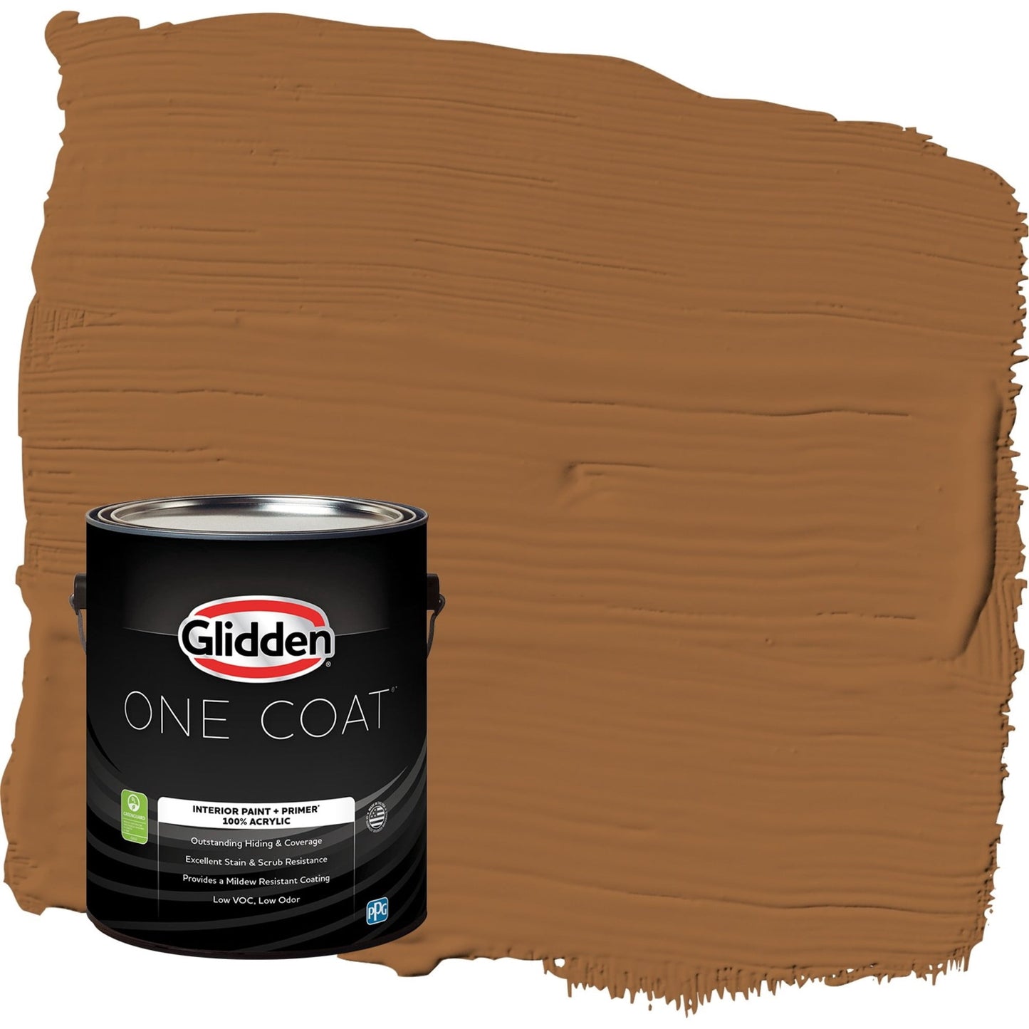 Glidden One Coat Pintura Interior de Jengibre / Naranja y CÃ¡scara de Huevo con Primer, 1 GalÃ³n