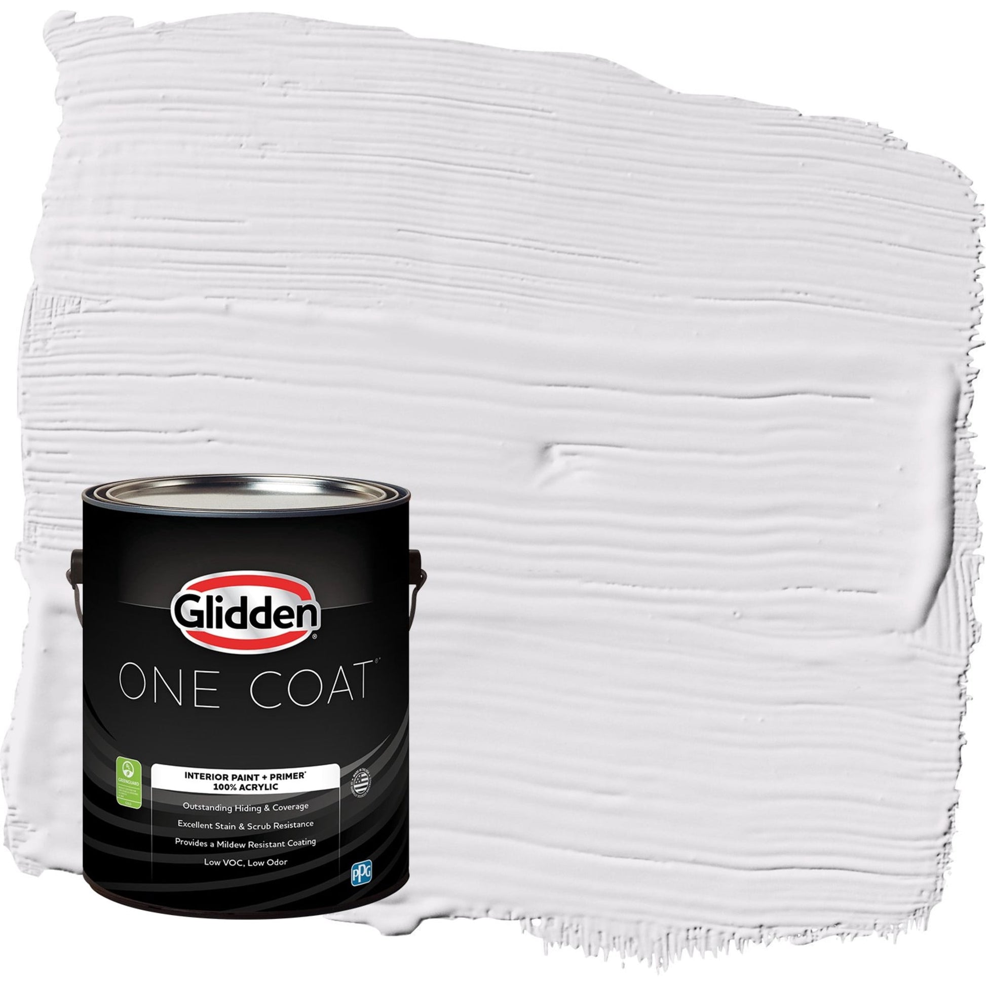 Glidden One Coat Orchid Blossom / Purple Flat Interior Paint with Primer, 1 Gallon