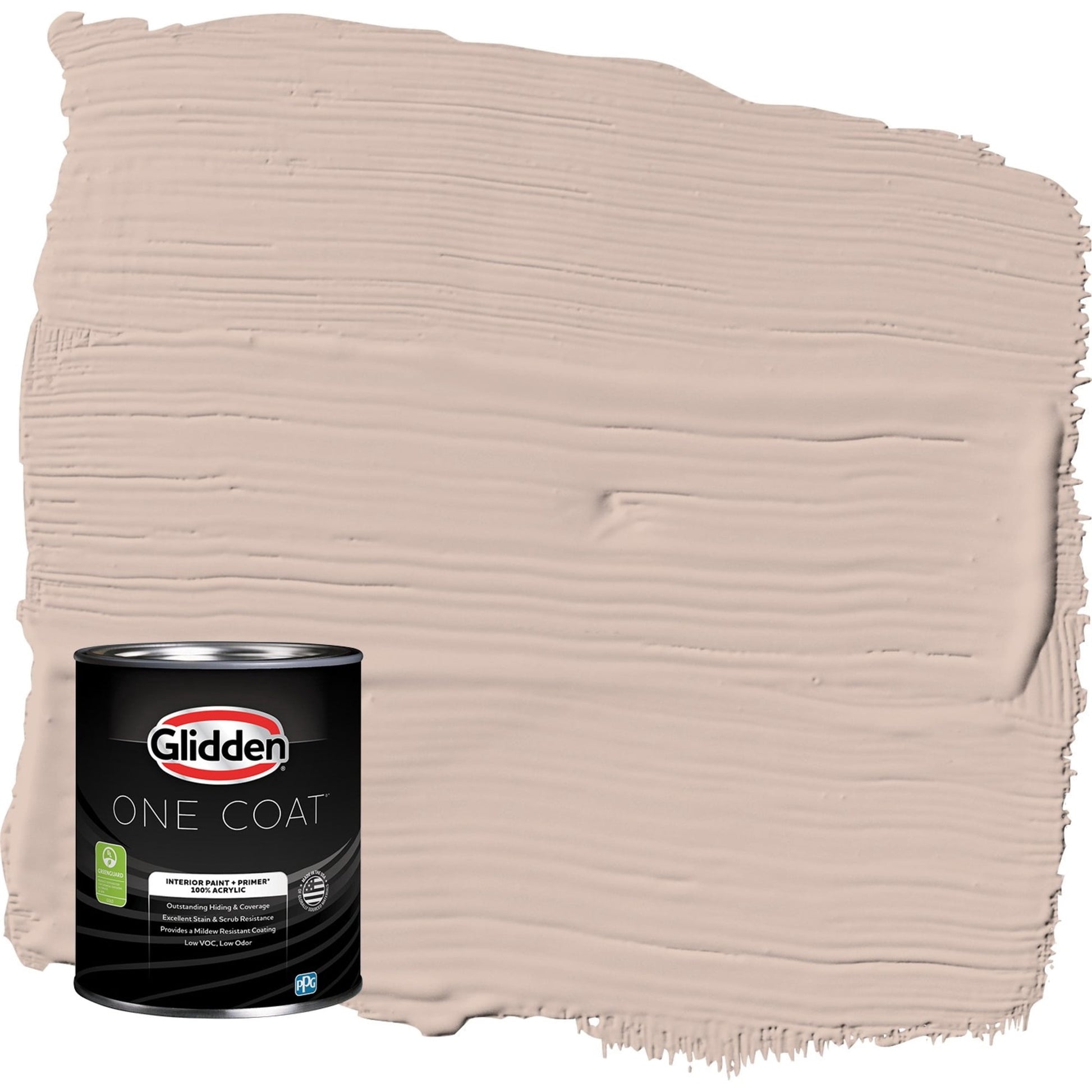 Glidden One Coat Wild Rice / Orange Eggshell Interior Paint with Primer, 1 Quart