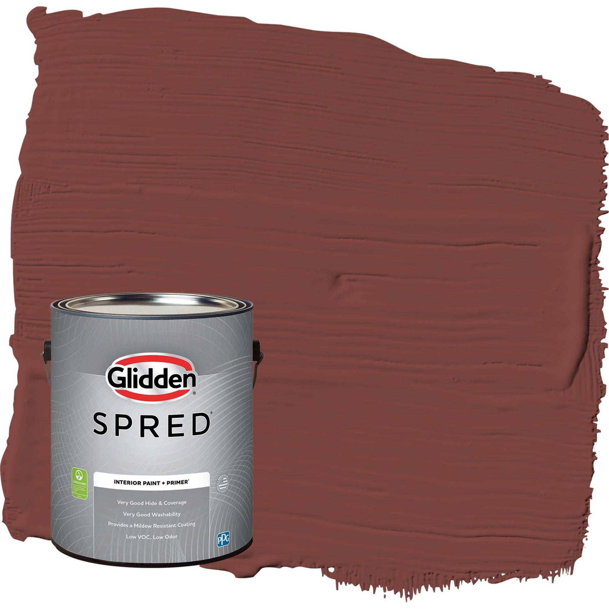 Glidden Spred Sweet Spiceberry / Red, Semi-Gloss Interior Paint with Primer, 1 Gallon