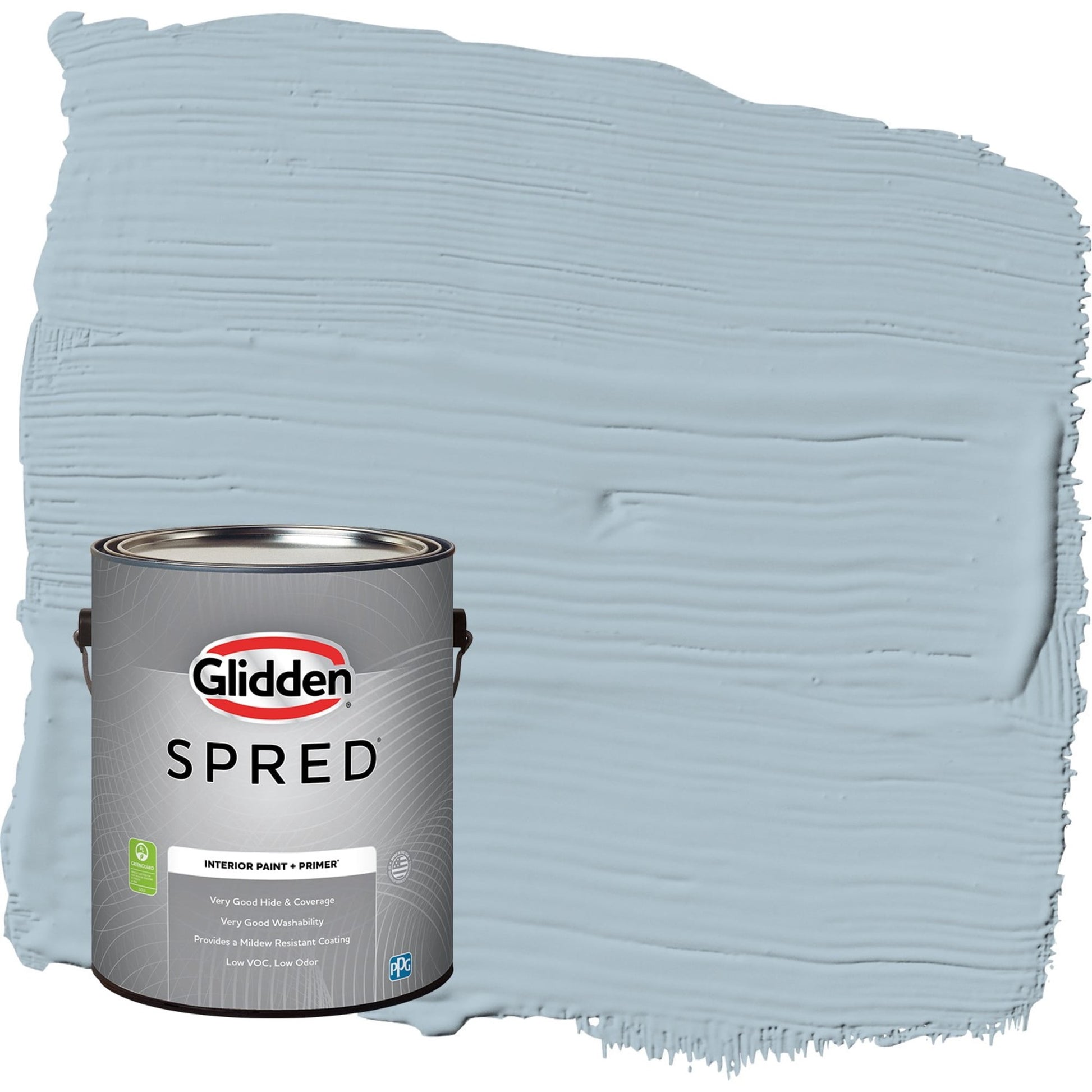 Glidden Spred Chambray / Blue, Eggshell Interior Paint with Primer, 1 Gallon